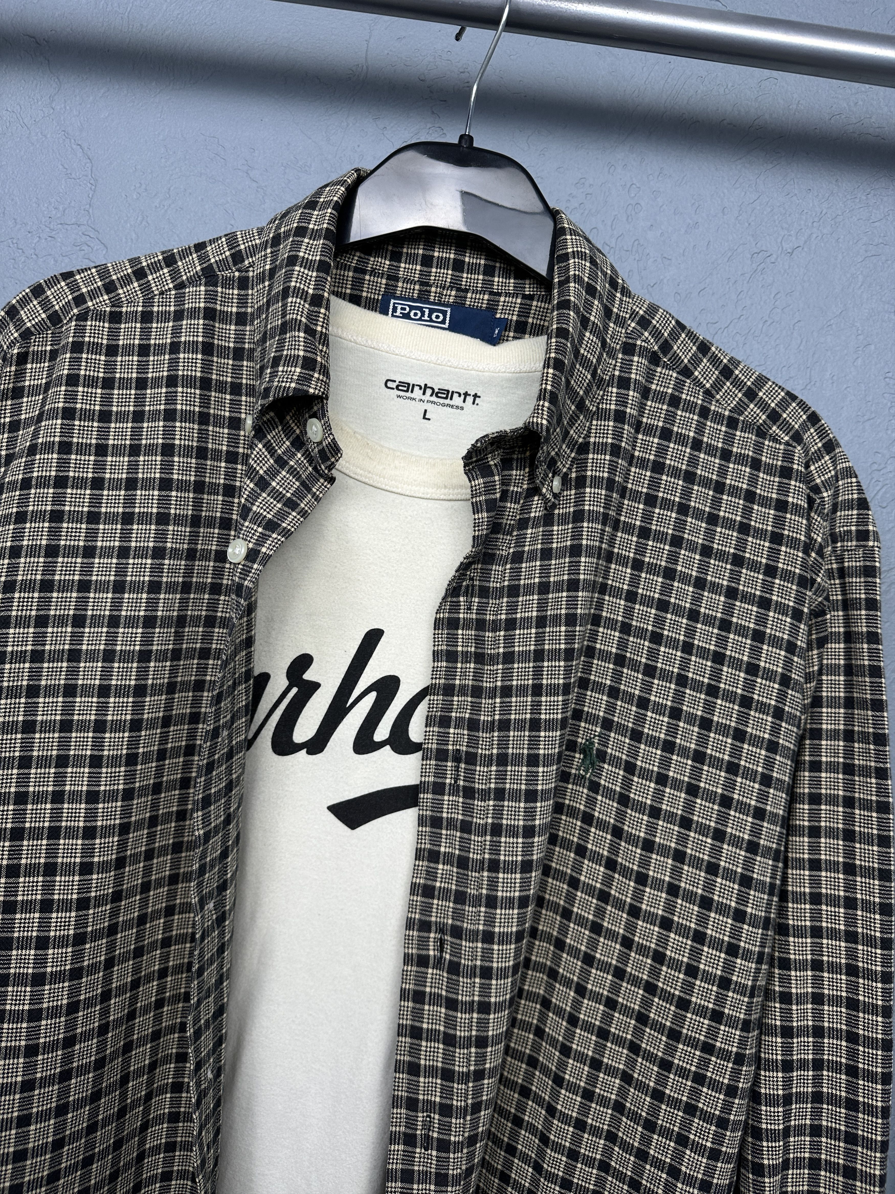 Polo Ralph Lauren Polo Ralph Lauren Vintage Mens Flannel Shirt Size US M / EU 48-50 / 2 - 2 Thumbnail