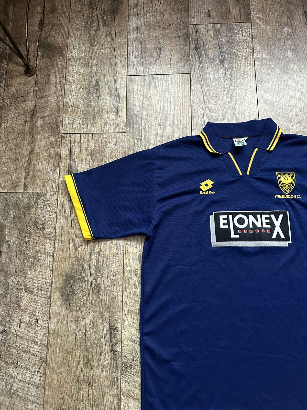 Lotto Sport 1996/97 LOTTO WIMBLEDON FC HOME SOCCER JERSEY/SHIRT Size US XL / EU 56 / 4 - 3 Thumbnail