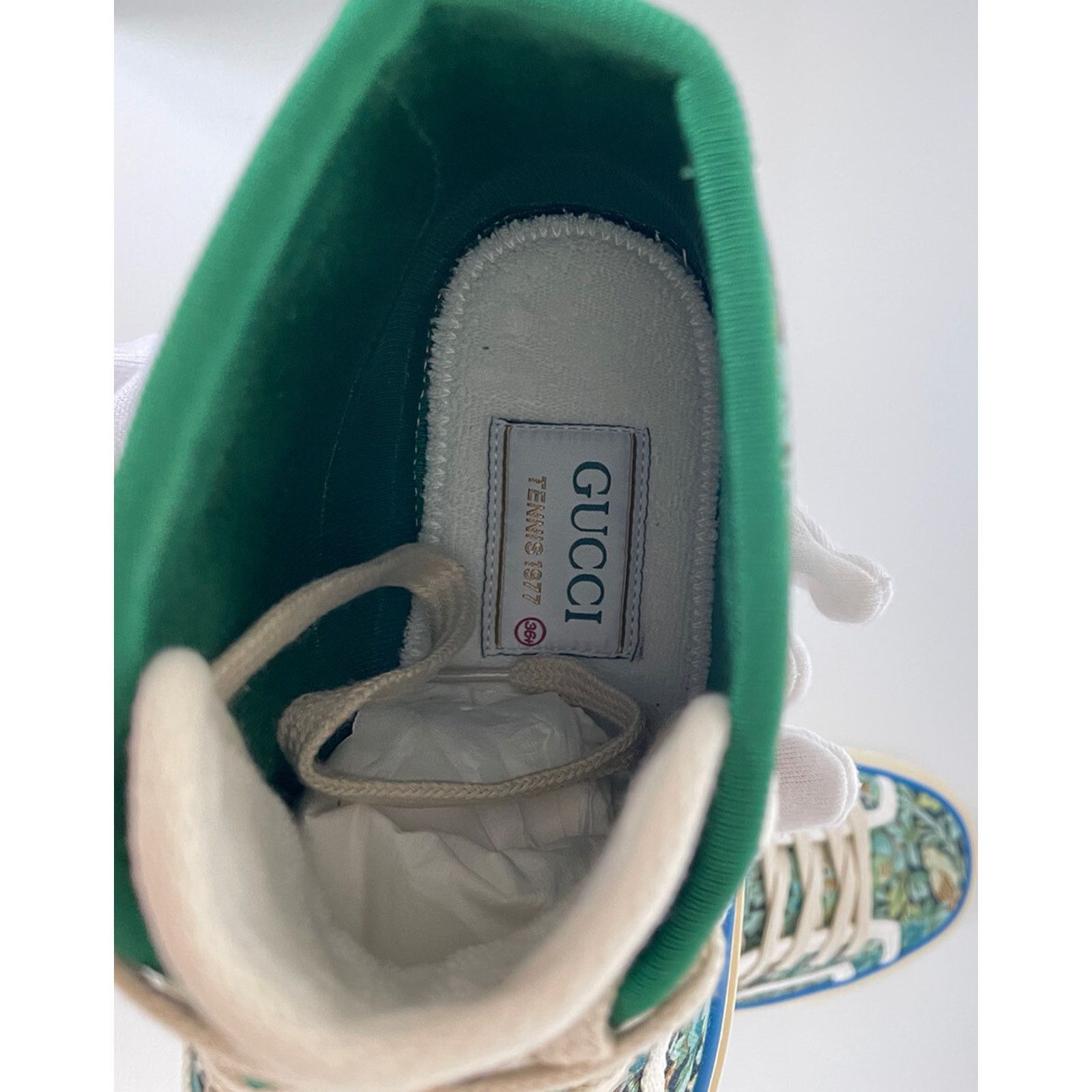 Gucci Gucci Floral Love Affair Tennis High-top Sneakers 6.5 627838 Size US 6.5 / IT 36.5 - 10 Thumbnail