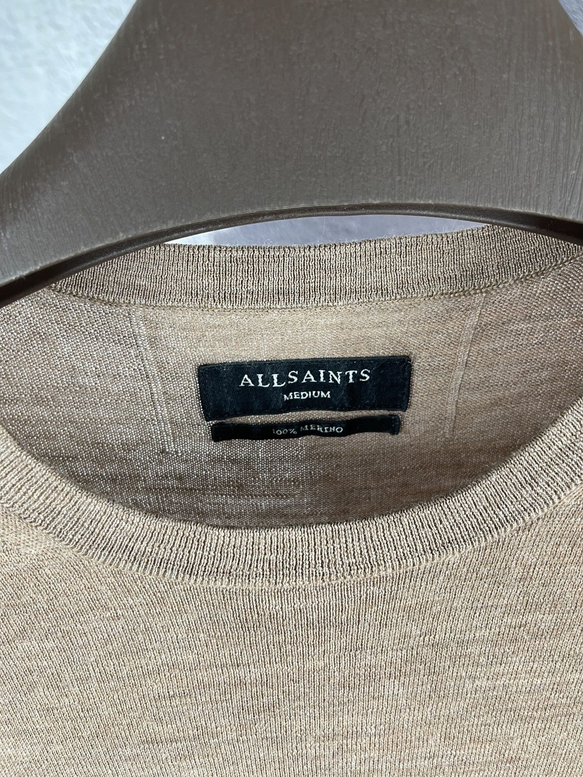 Allsaints Allsaints mode merino crew neck brown wool sweater Size US M / EU 48-50 / 2 - 10 Thumbnail