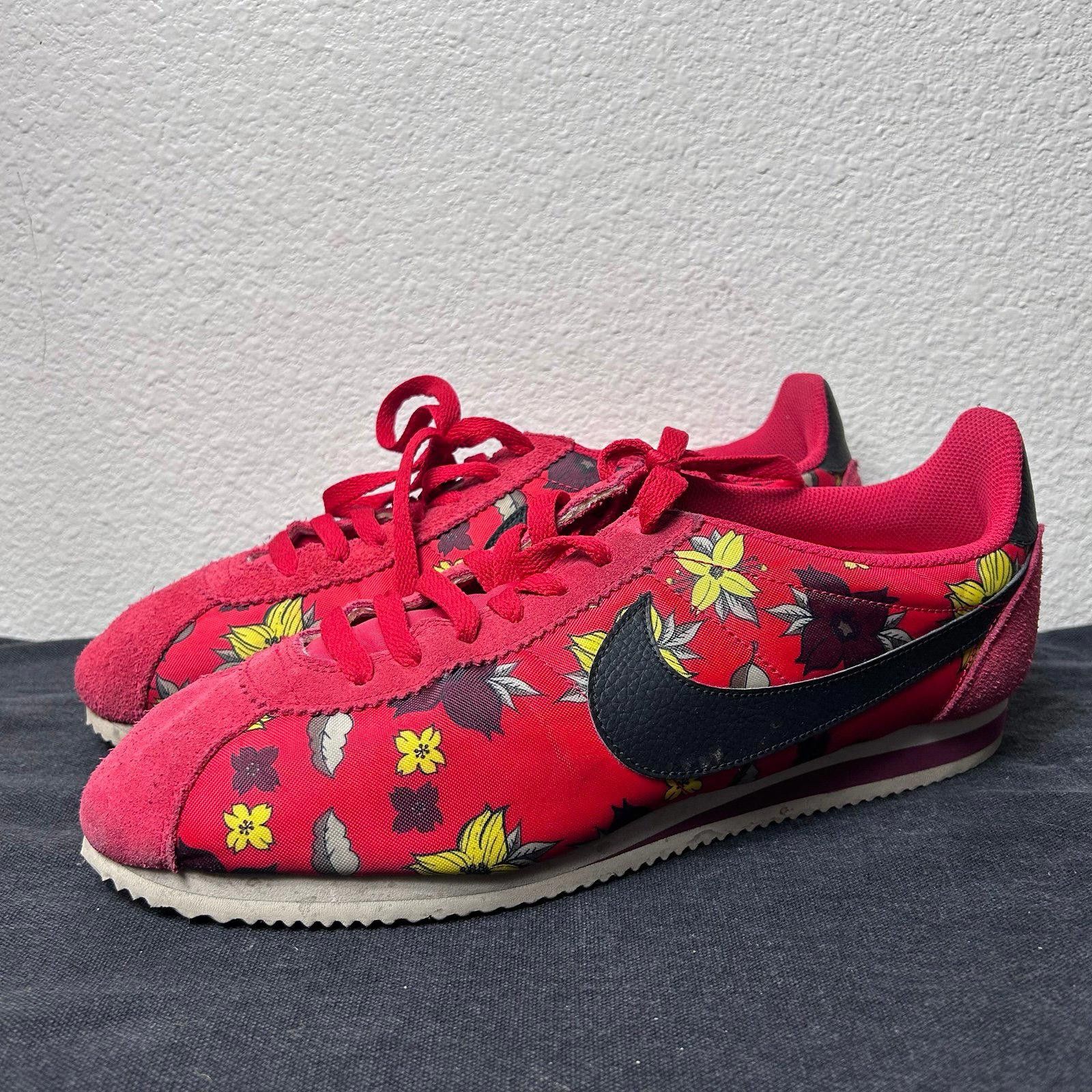 Nike Nike Classic Cortez Nylon QS “Floral” – University Red Size US 12 / EU 45 - 1 Thumbnail