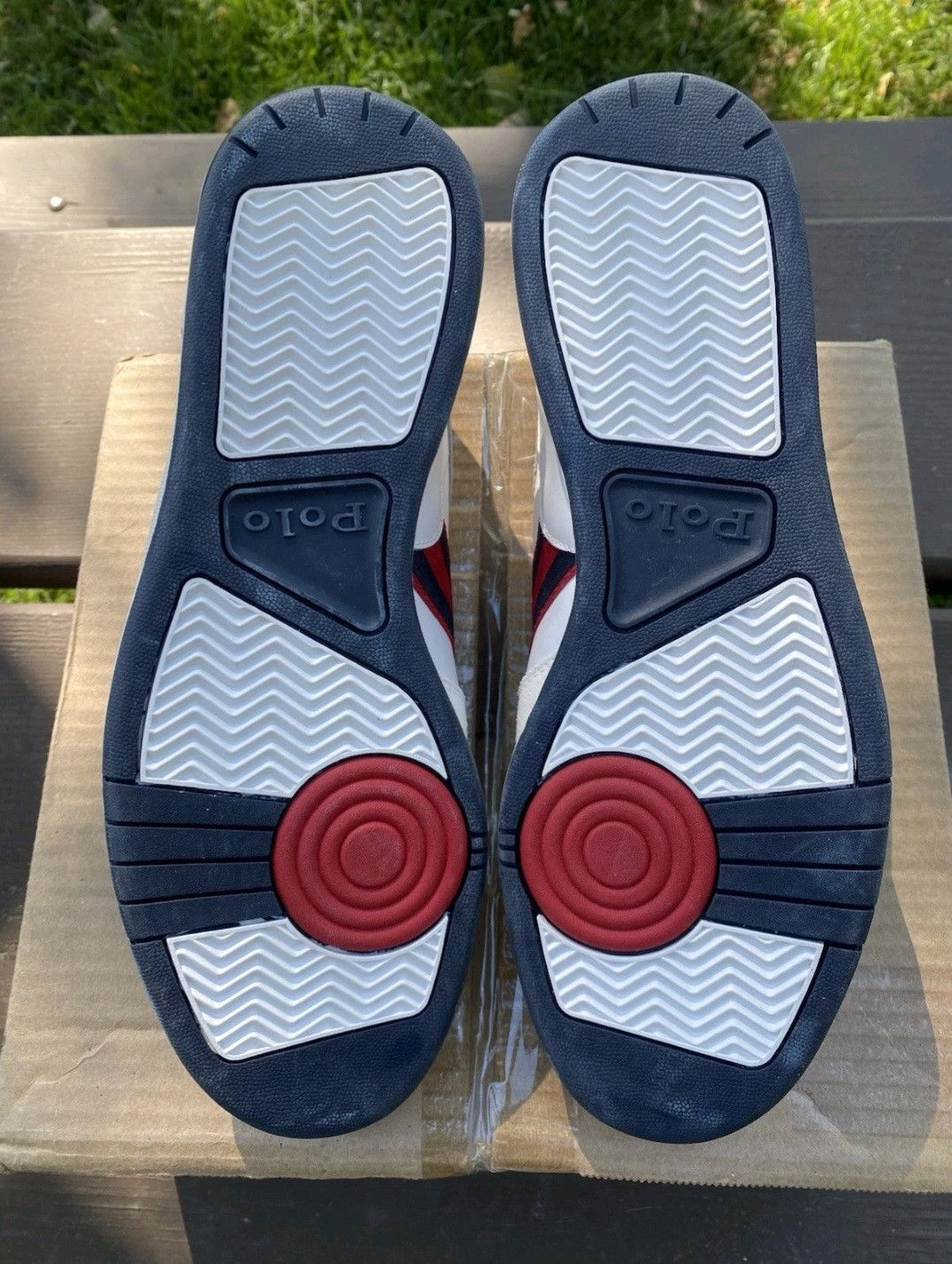 Ralph Lauren Ralph Lauren Polo Court Sneakers White Navy Red Retro 006 Size US 9 / EU 42 - 7 Thumbnail