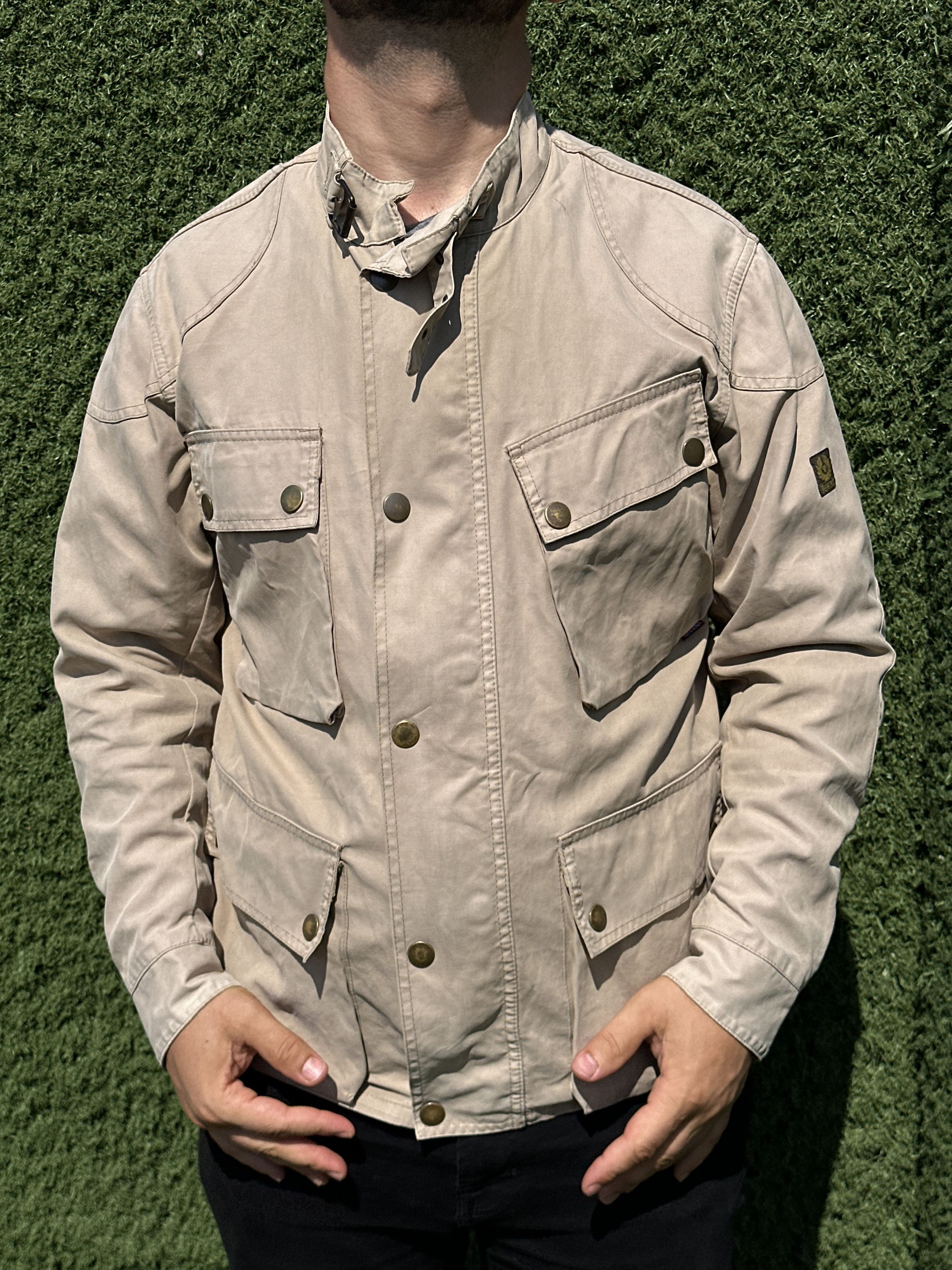 Belstaff Belstaff Wax Rider Motorcycle Motorcycle Bike Beige Size M Size US M / EU 48-50 / 2 - 2 Thumbnail