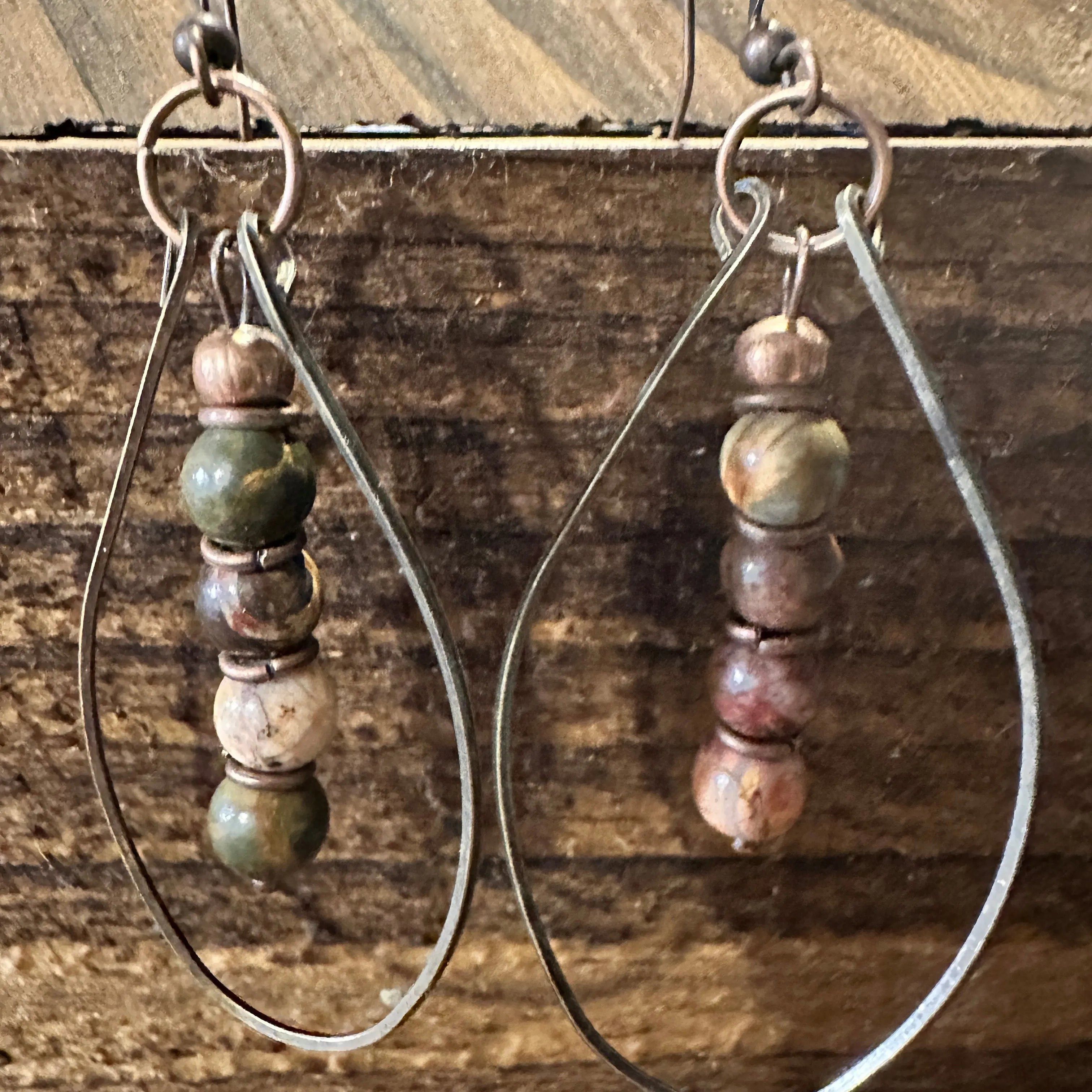 Other Handmade Western Hippie Copper Wire Colorful Wooden Beads Dr Size ONE SIZE - 2 Thumbnail