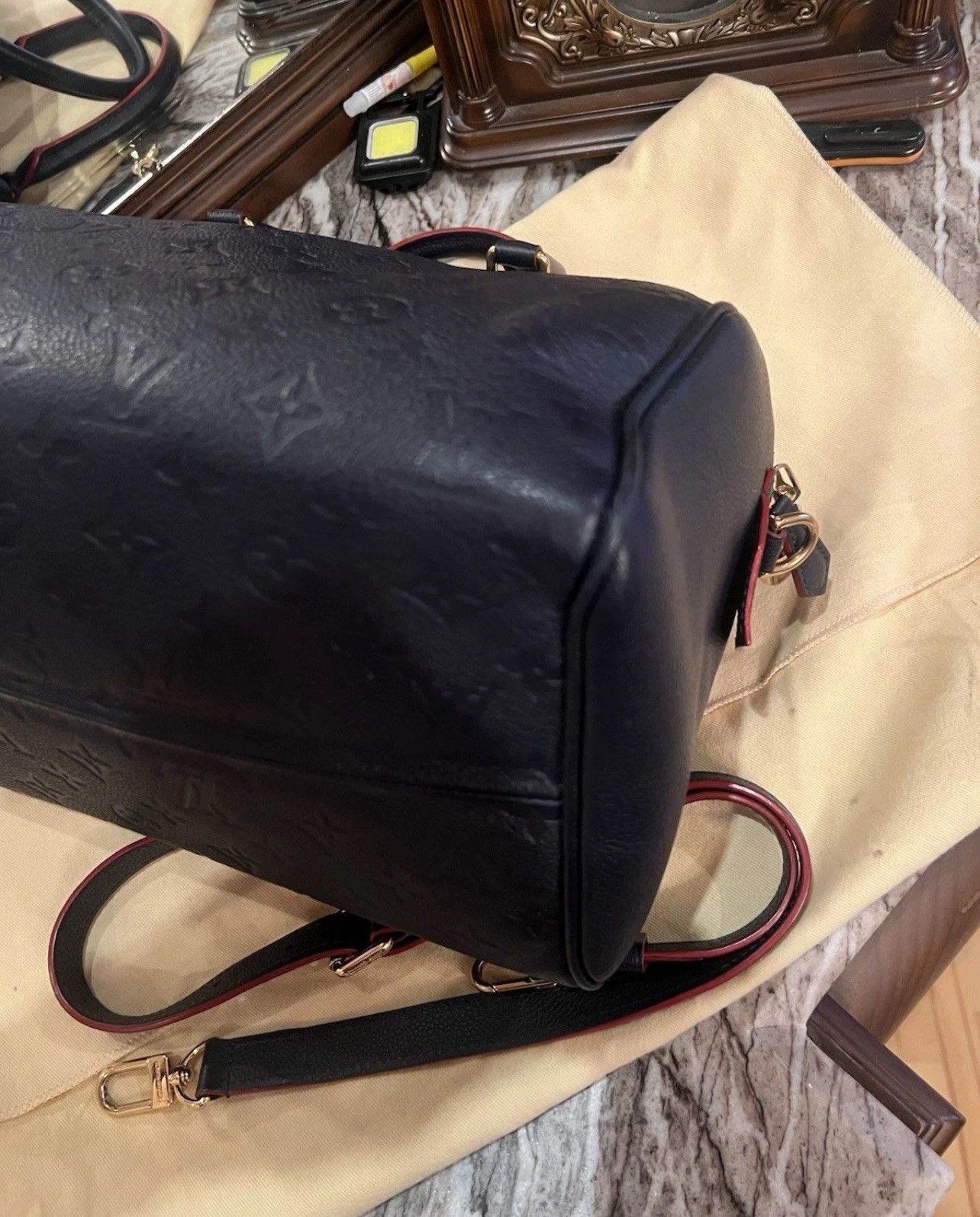 Louis Vuitton Louis Vuitton Speedy Bandouliere Empreinte Leather 30 Size ONE SIZE - 13 Thumbnail