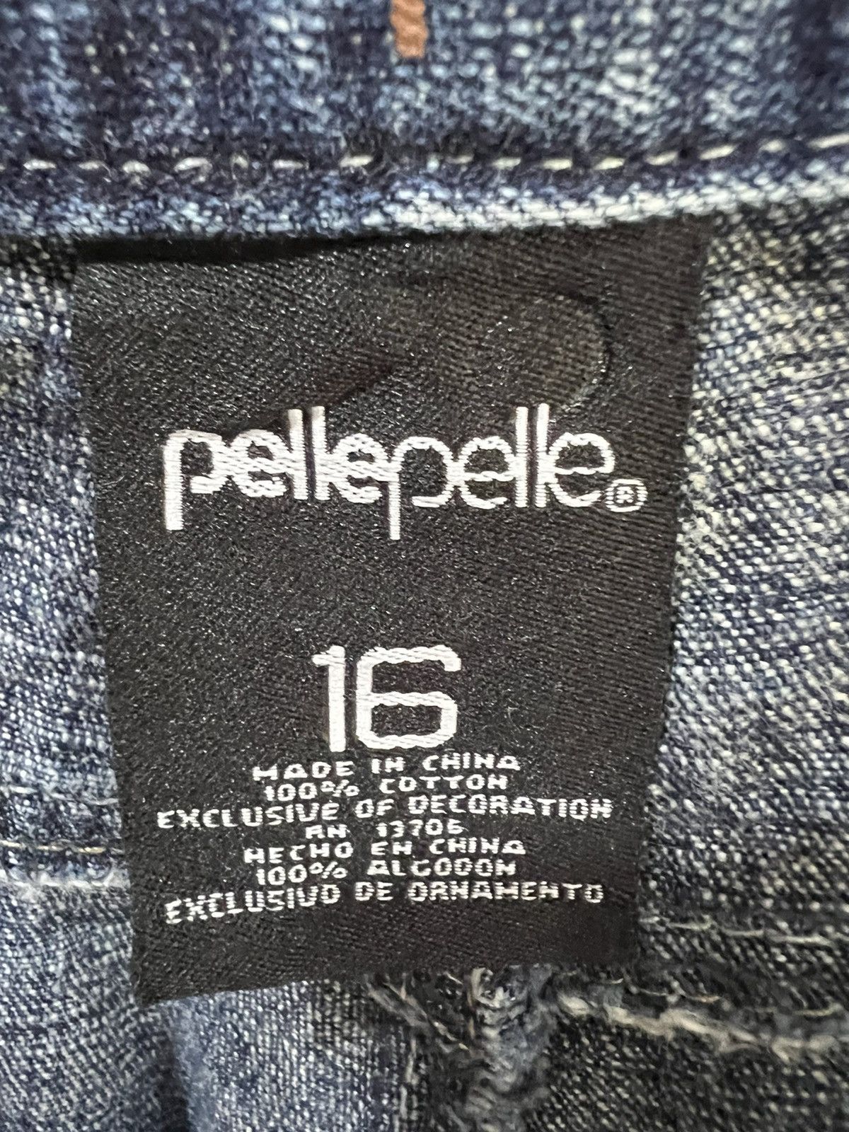 Pelle Pelle 🔥Pelle Pelle Pocket Print Denim Size US 30 / EU 46 - 18 Thumbnail