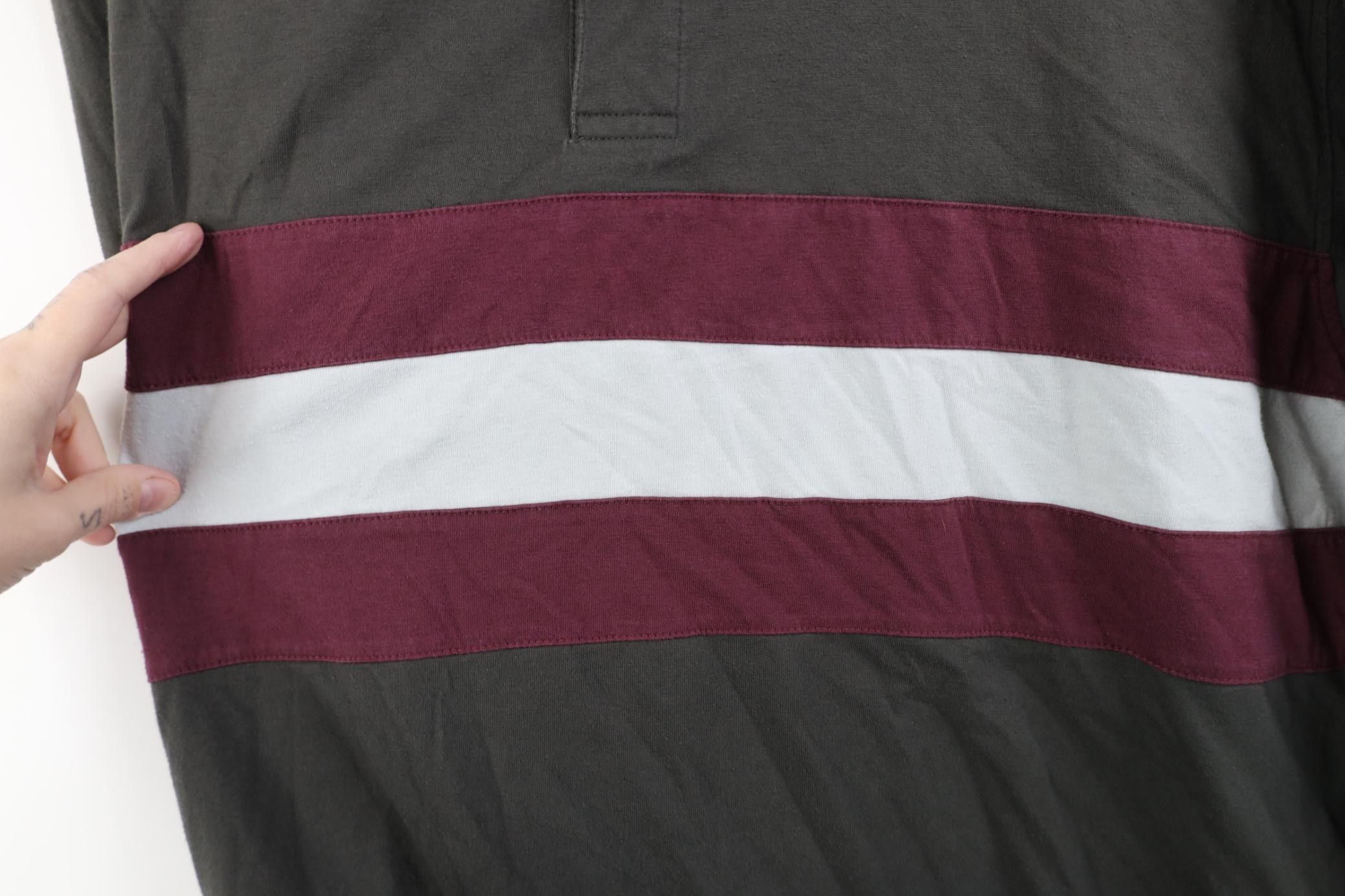 Vintage Vintage 90s Y2K Streetwear Pullover Long Sleeve Rugby Polo Size US XXL / EU 58 / 5 - 4 Thumbnail