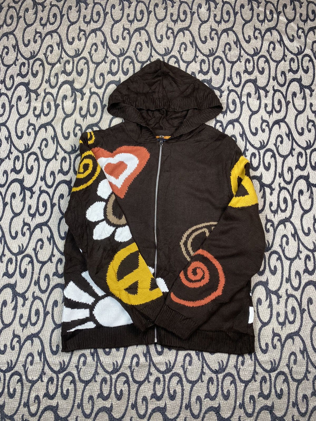 Beauty Beast Y2K Hippie Full Zip Knit Hoodie Avant Garde If Siz Was Nine Size US M / EU 48-50 / 2 - 4 Thumbnail