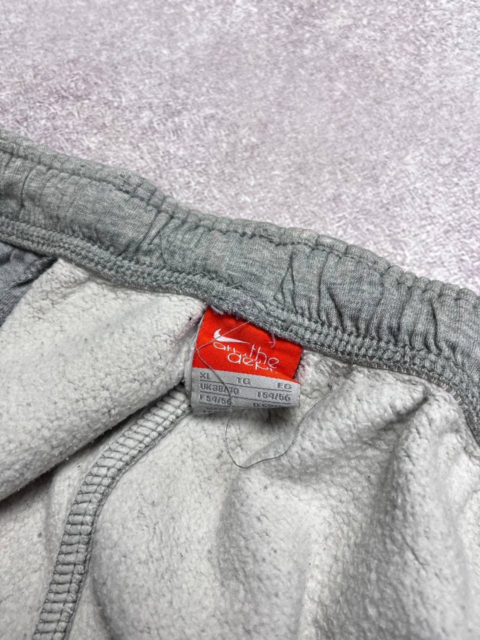 Nike × Vintage Vintage Nike Swoosh Crazy Cotton Track Pants Y2K XL Size US 36 / EU 52 - 6 Thumbnail