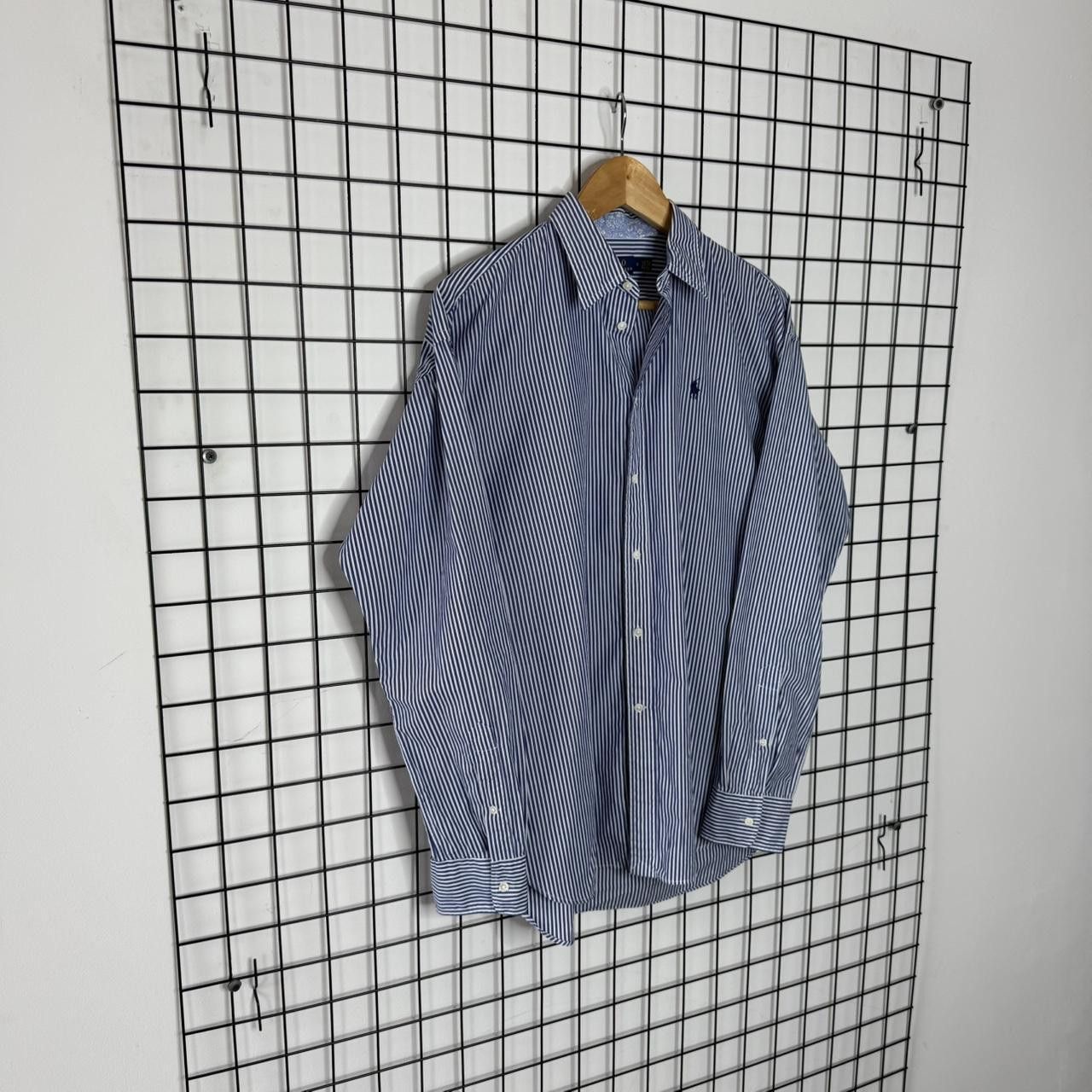 Polo Ralph Lauren Ralph Lauren Button Up Shirt Blue Womans Oversize Size US M / EU 48-50 / 2 - 2 Thumbnail