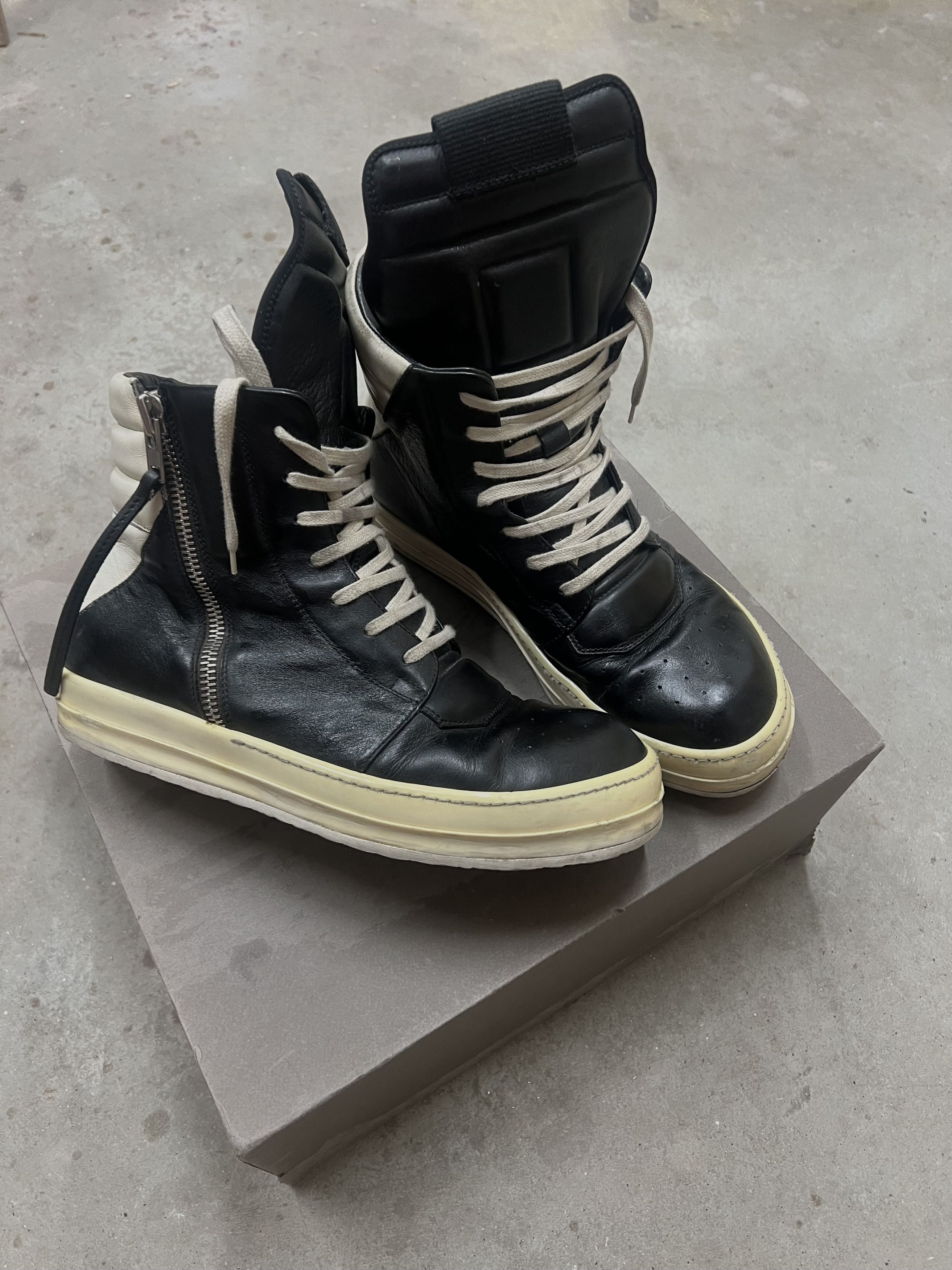 ゆ rick owens Cyclops Pentalaced Turbo Cyclops in Black/Pearl – SVRN