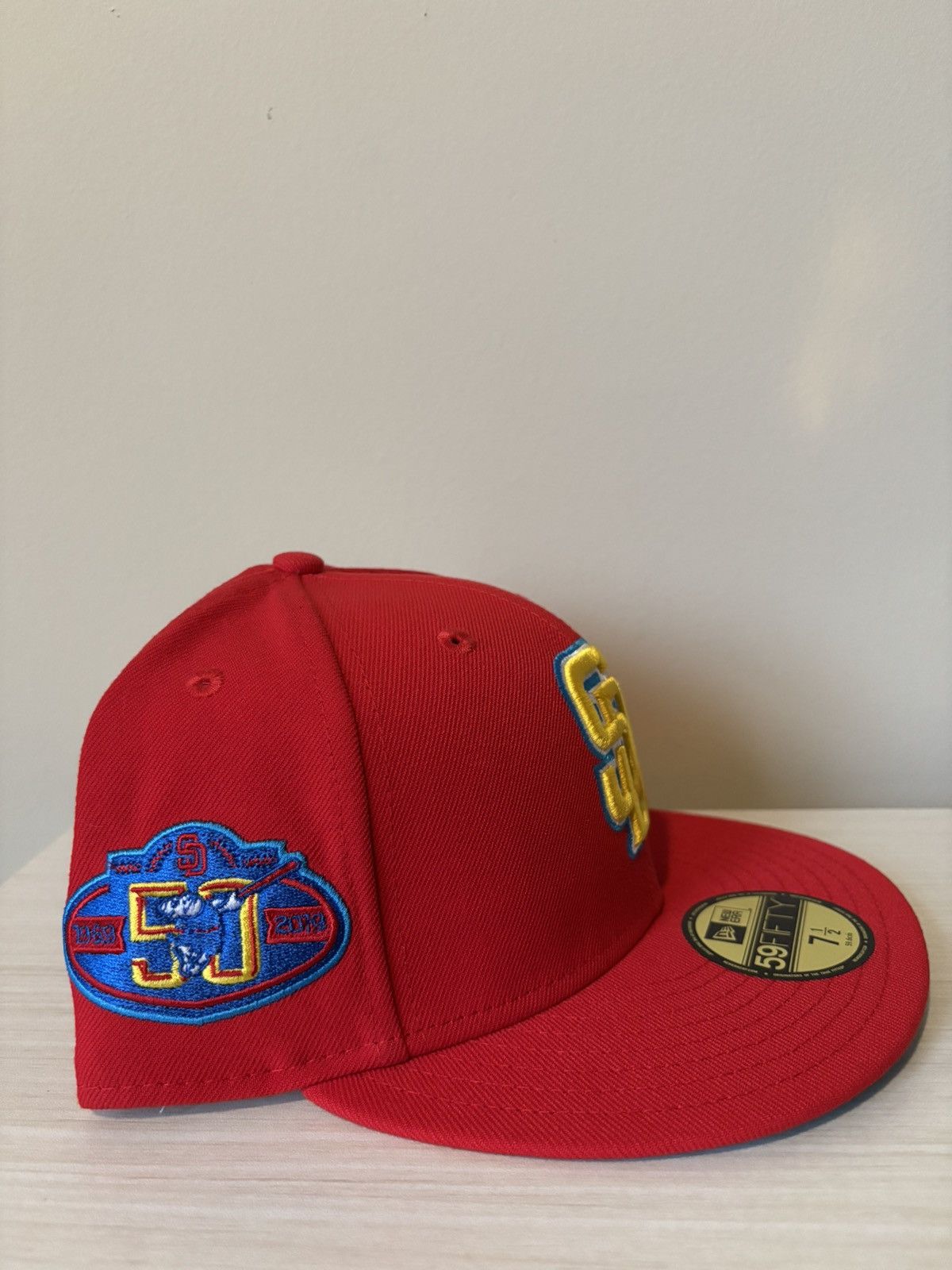 Hat Club San Diego Padres Fitted Size 7 1/2 Hot Wheels HatClub Size ONE SIZE - 3 Thumbnail