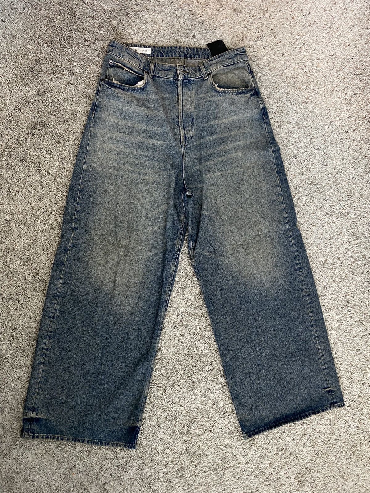 Zara Zara overdyed baggy denim Size US 32 / EU 48 - 3 Thumbnail