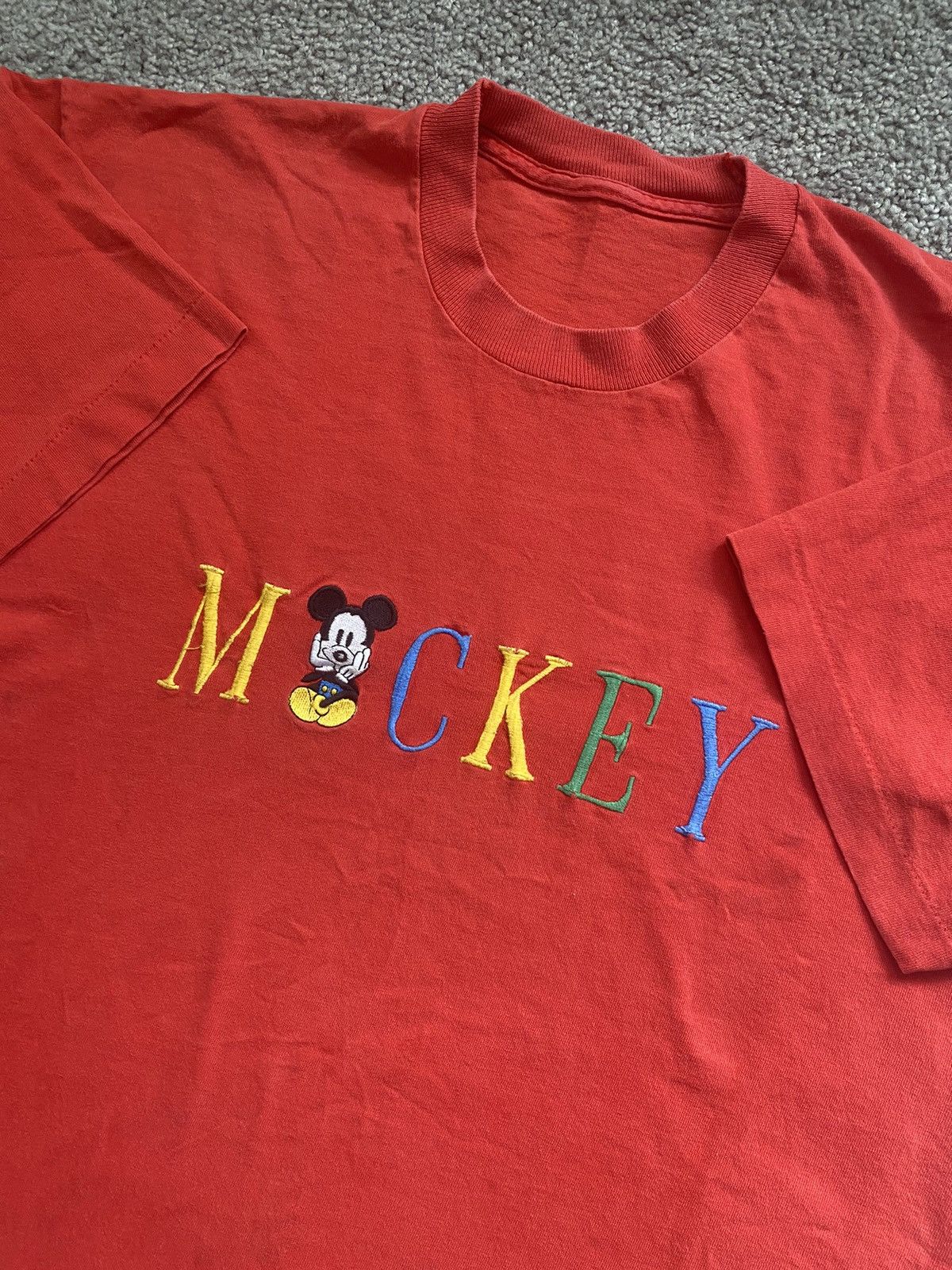 Disney × Vintage Vintage Mickey Tee Shirt Size US XL / EU 56 / 4 - 1 Thumbnail