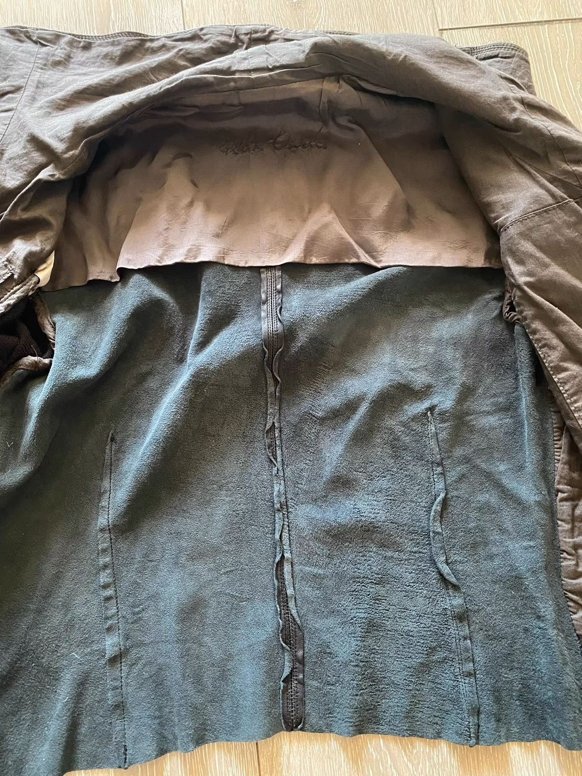 Rick Owens Rick Owens Lamb Leather Jacket Size US XXS / EU 40 - 5 Thumbnail