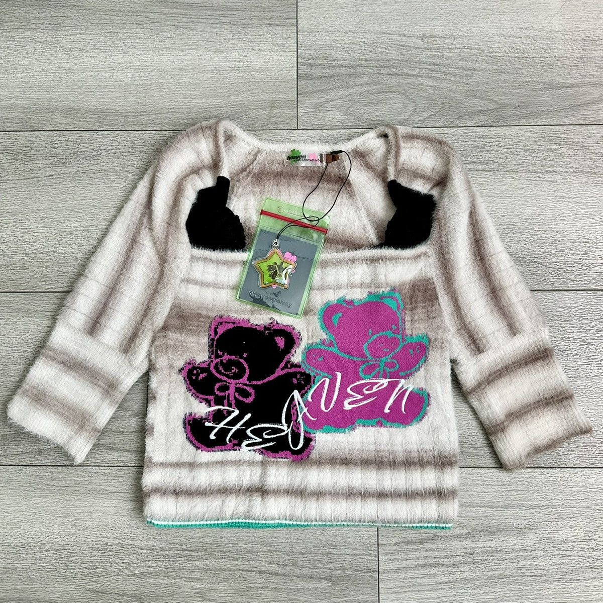 Heaven by Marc Jacobs Kiko Kostadinov x Heaven by Marc Jacobs Twin Bear Sweater Size XS / US 0-2 / IT 36-38 - 7 Thumbnail