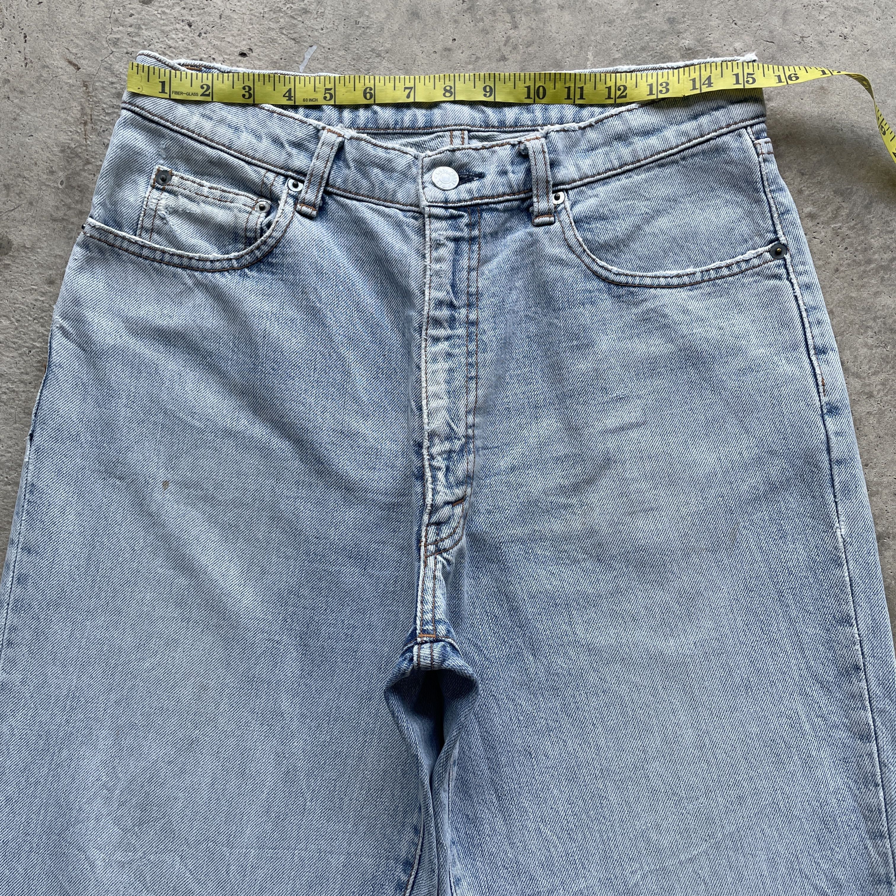 Japanese Brand W31 VINTAGE JAPANESE WASH DENIM FADED DISTRESSED JEANS PANTS Size US 31 - 5 Thumbnail