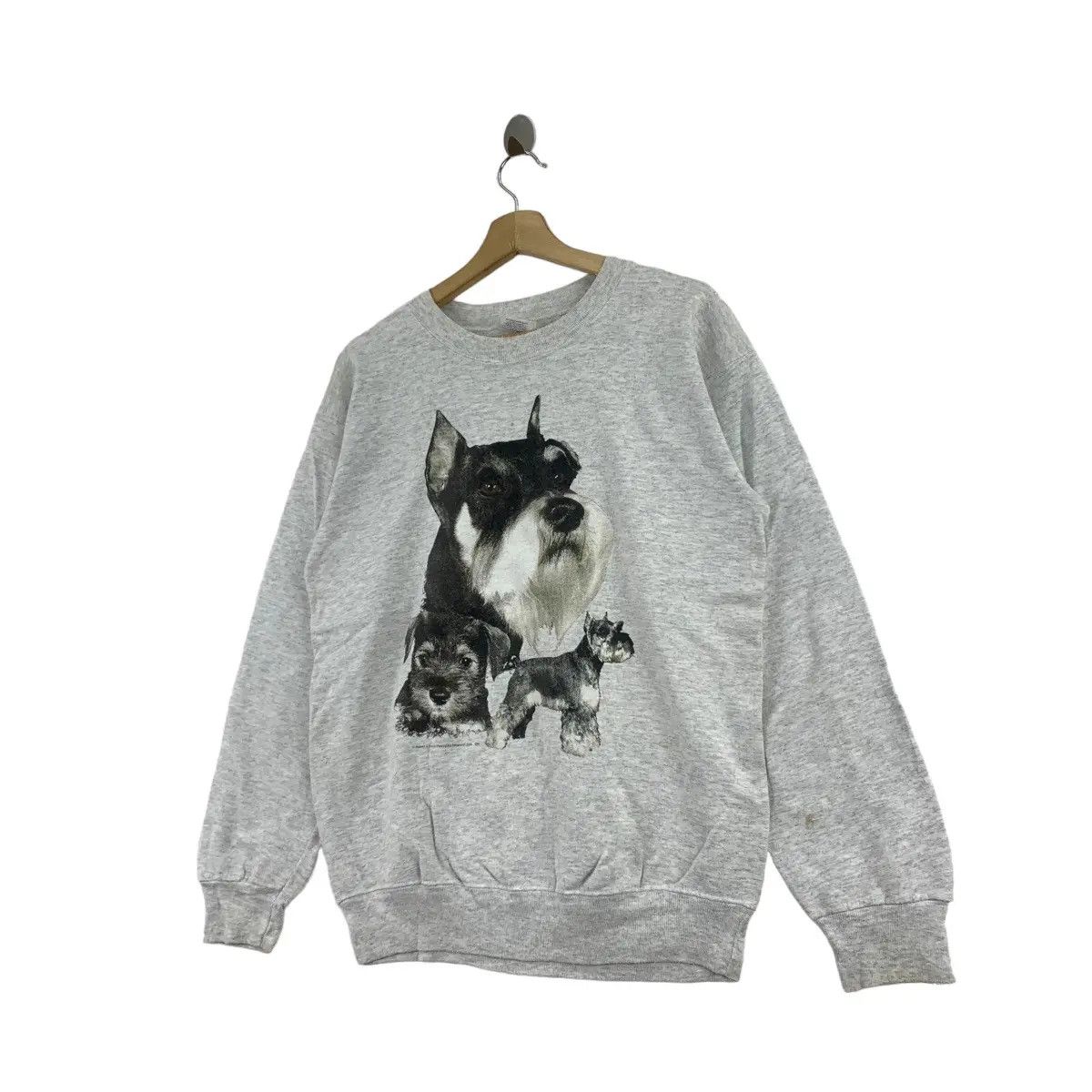 Vintage Vtg 90’ SCHNAUZER ROBERT & EUNICE Dog Pet Sweatshirt Size M / US 6-8 / IT 42-44 - 3 Thumbnail