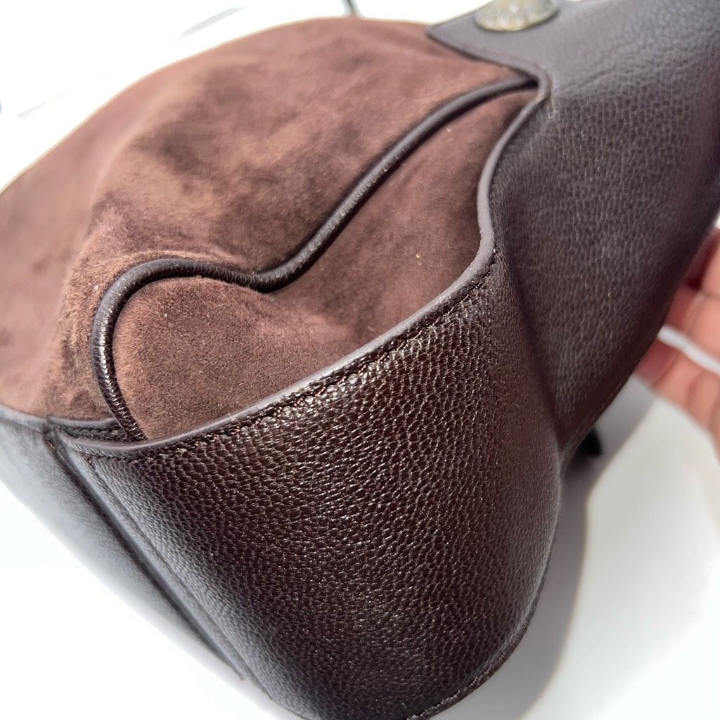 Marc Jacobs Marc Jacobs Vintage Suede and Leather Multiple Compartment Crossbody Bag Size ONE SIZE - 6 Thumbnail