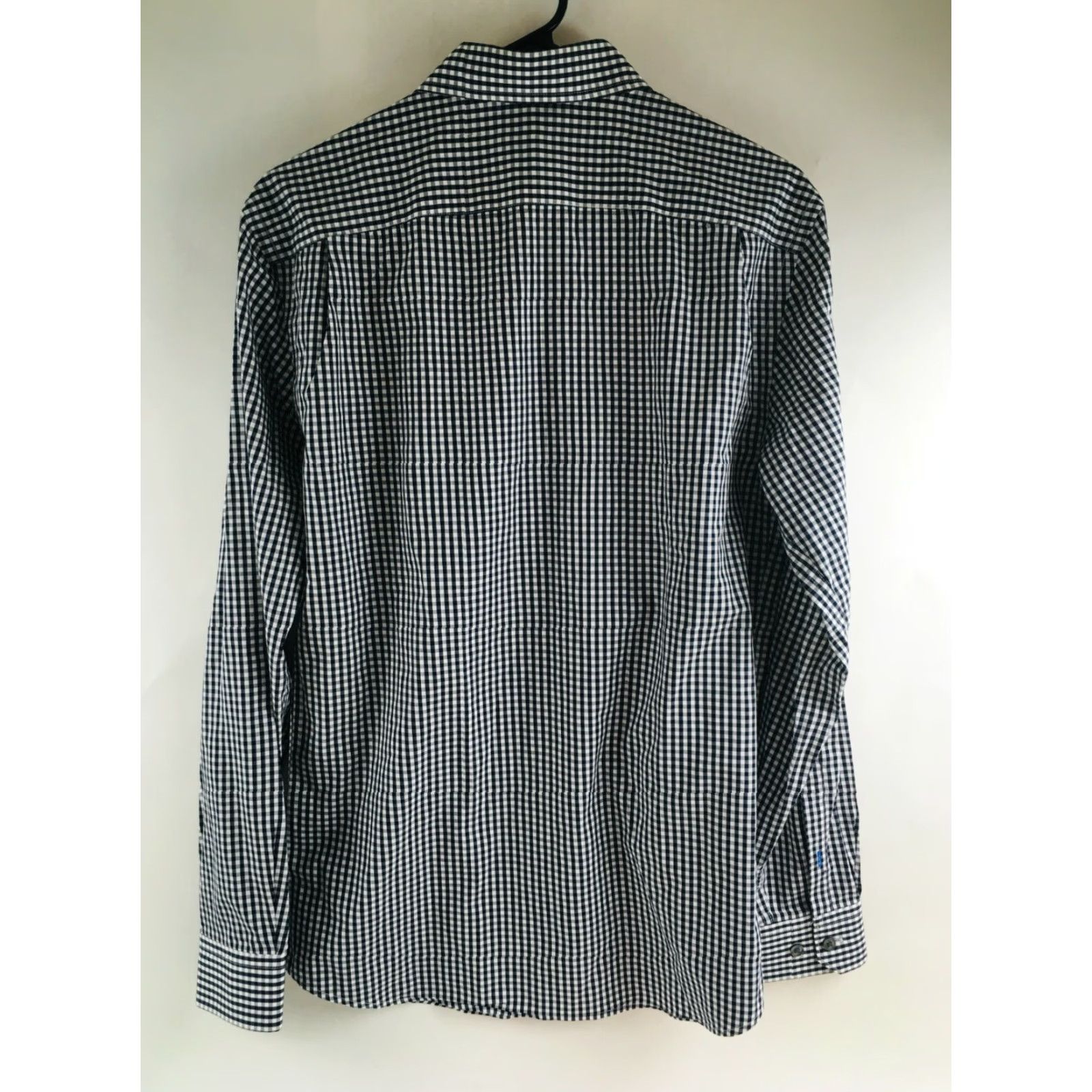 Gap Gap Shirt Men’s Size Small Navy Blue White Original Fit Button Up Check Shirt Mens Small 14-14.5 Non-Iron Regular Sleeve Long Collar-Down Vintage No Size US S / EU 44-46 / 1 - 2 Thumbnail