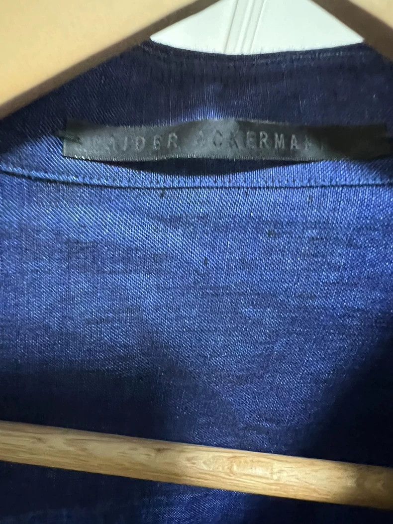 Haider Ackermann Haider Ackermann Dark blue shirt Size US S / EU 44-46 / 1 - 2 Thumbnail