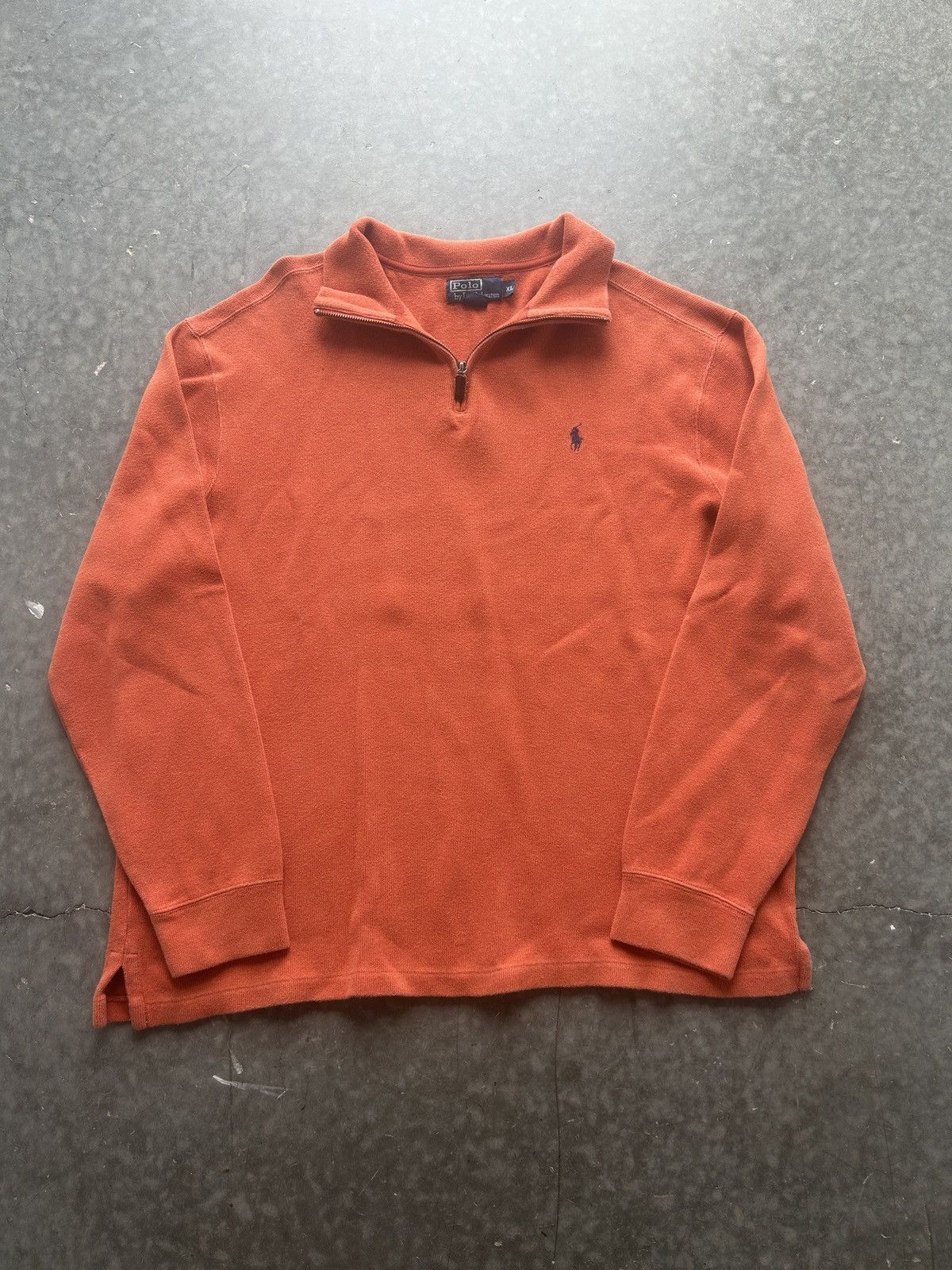 Polo Ralph Lauren × Vintage Vintage Y2K Polo Ralph Lauren Quarter Zip Sweatshirt Size US XL / EU 56 / 4 - 1 Thumbnail