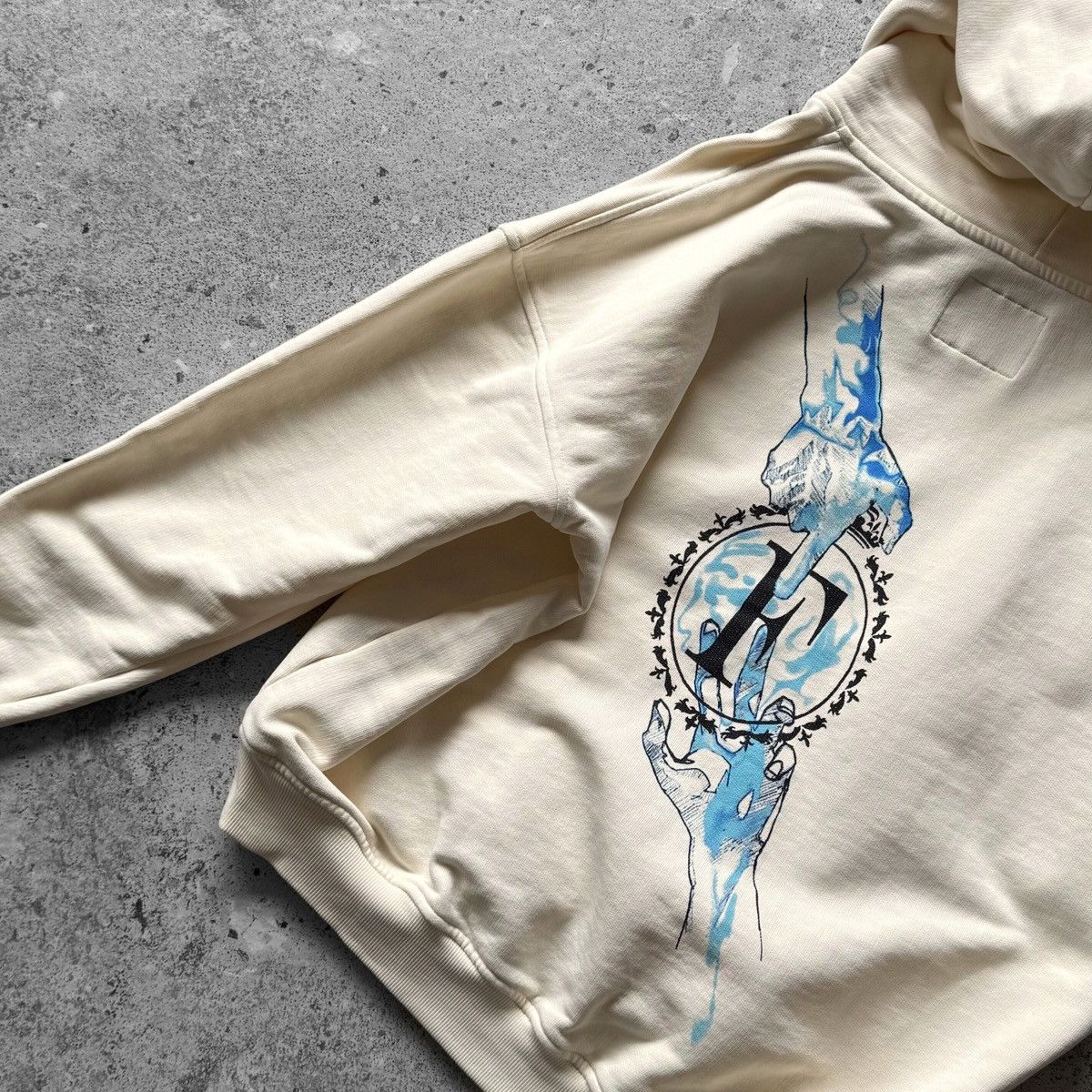 Other Finelli Mens Cream Hoodie Graphic Print Pullover Streetwear Size US M / EU 48-50 / 2 - 7 Thumbnail