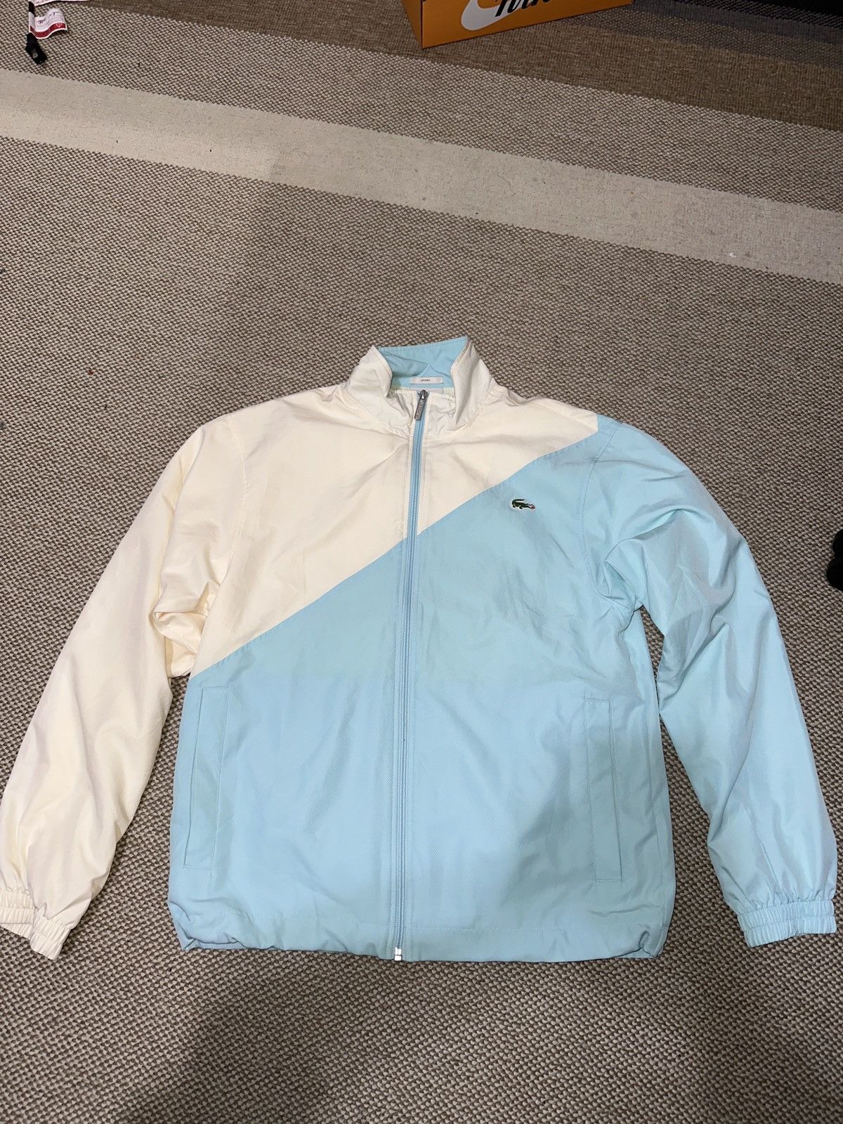 image of Golf Le Fleur X Lacoste Jacket in Blue, Men's (Size XS)