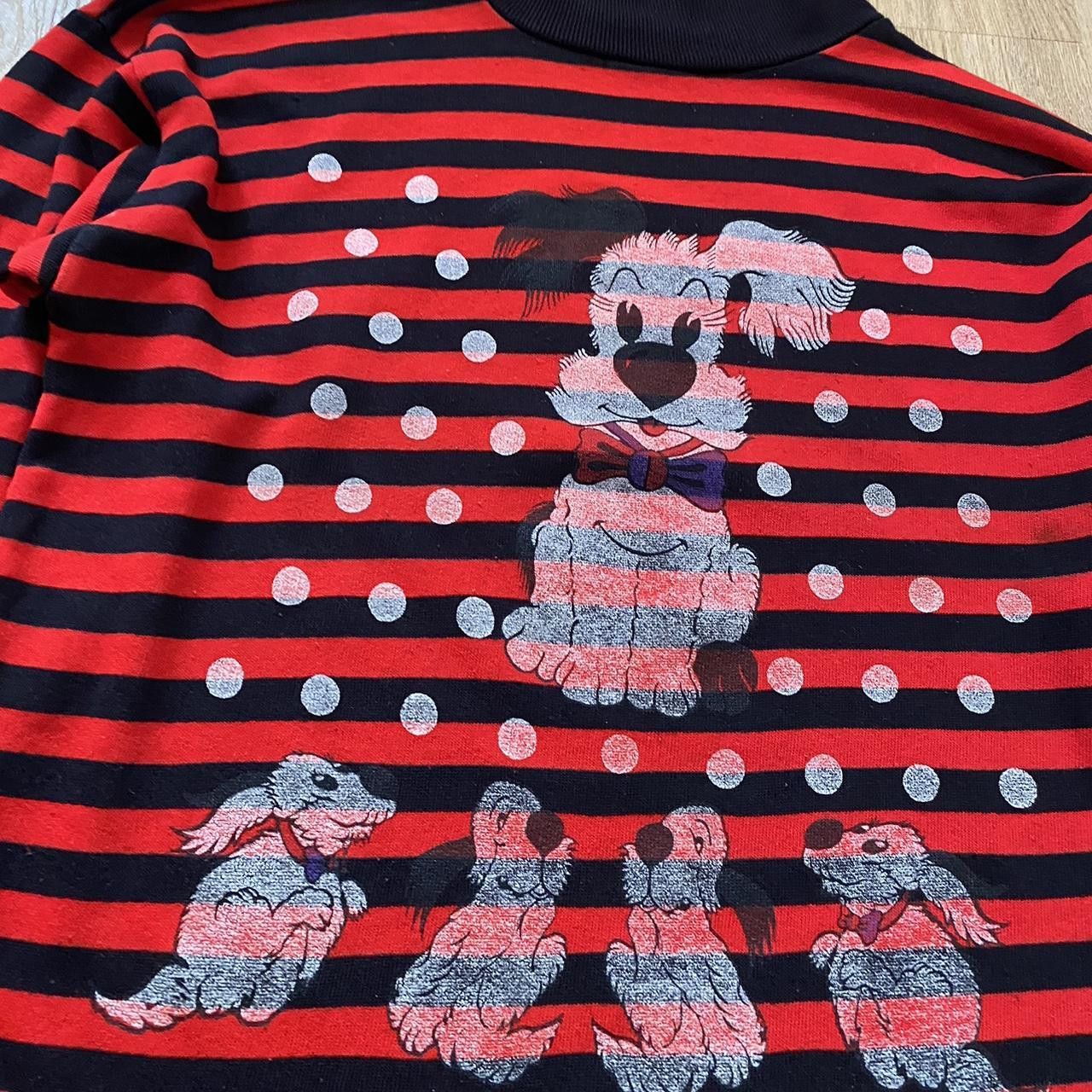 Other 80s Dogs Cartoon Red and black striped long sleeve Size US M / EU 48-50 / 2 - 2 Thumbnail