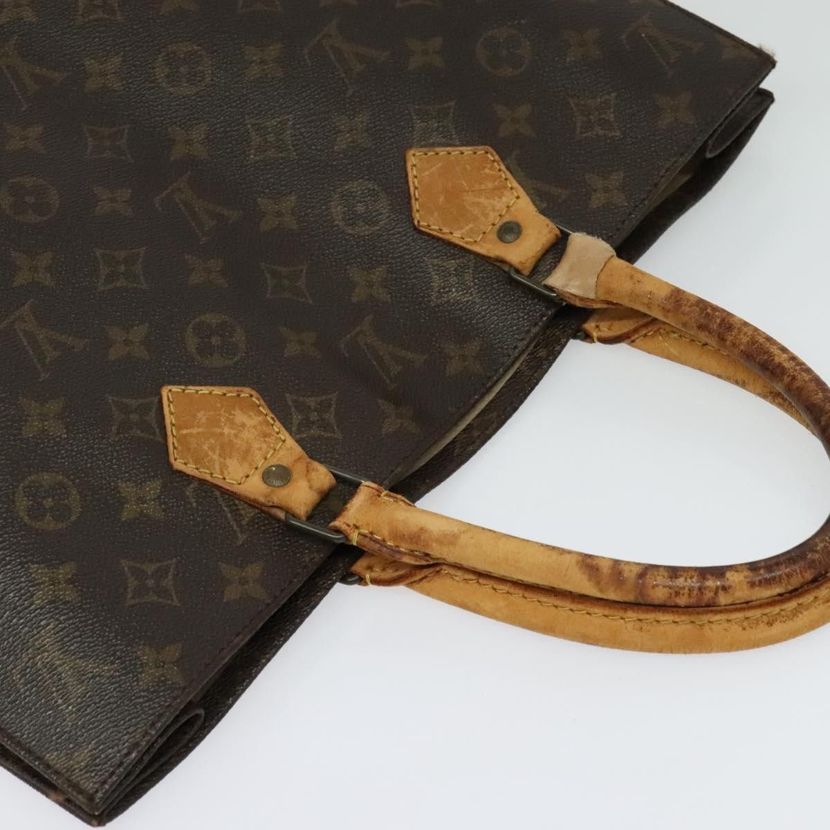 Louis Vuitton LOUIS VUITTON Monogram Sac Plat Hand Bag M51140 Size ONE SIZE - 6 Thumbnail