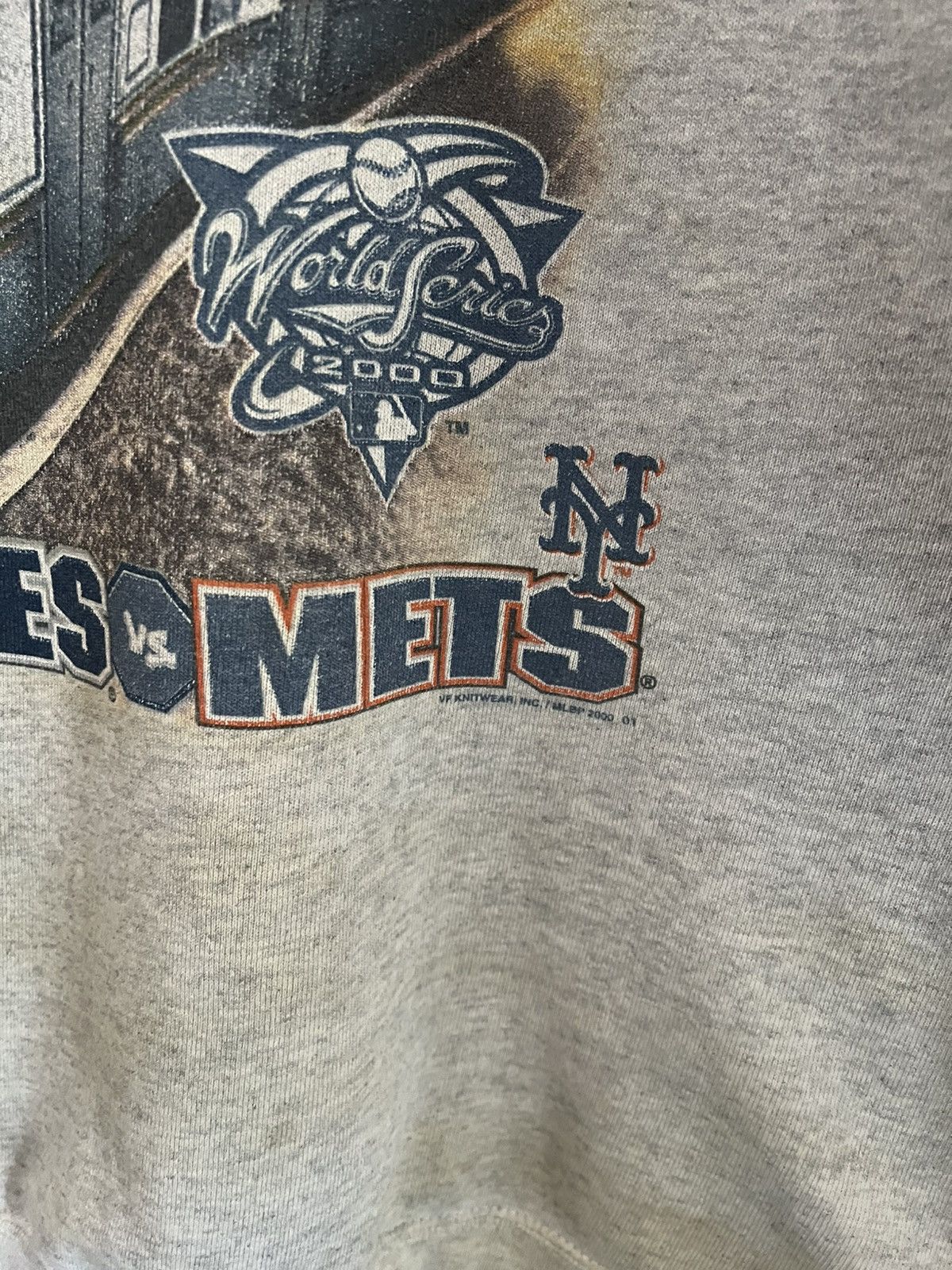 Lee 2000s Yankees vs Mets Subway Series MLB Lee Crewneck Size US L / EU 52-54 / 3 - 3 Thumbnail
