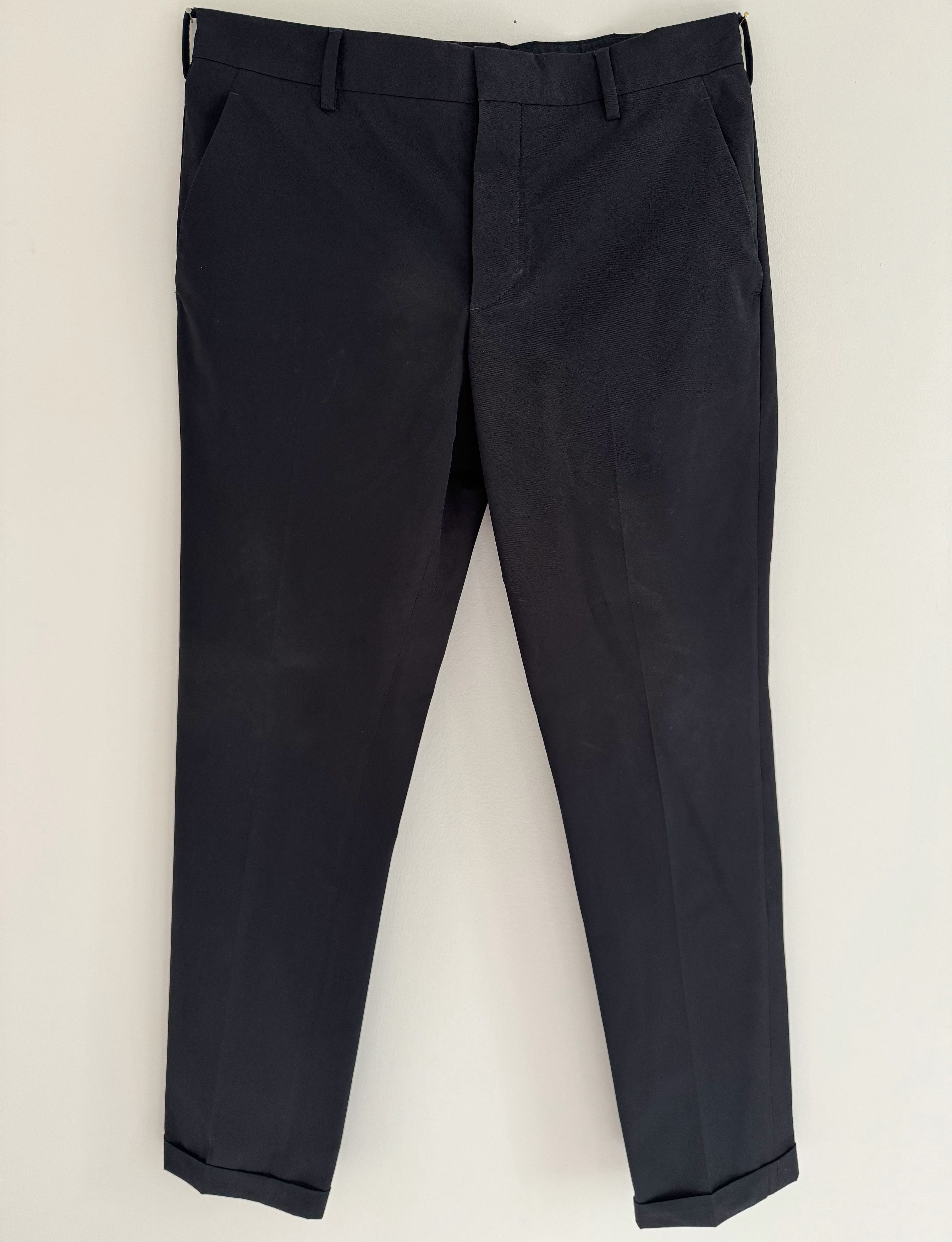 Prada Black Tech Twill Trousers Size US 32 / EU 48 - 1 Thumbnail