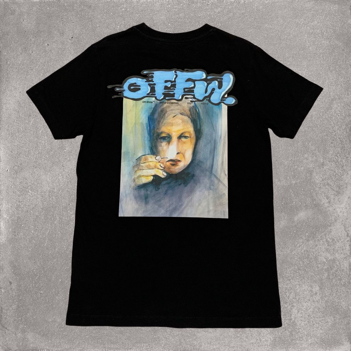Off-White Off White Small Liquid Mirko Black Tee Virgil Abloh Size US S / EU 44-46 / 1 - 1 Thumbnail