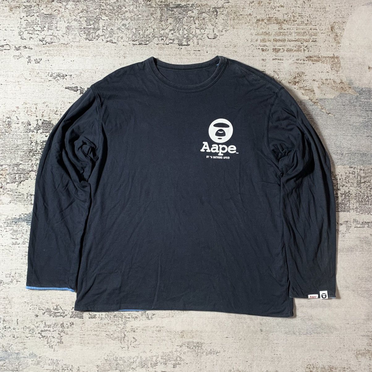 Aape Aape by A Bathing Ape Reversible Long Sleeve Tee Size US L / EU 52-54 / 3 - 5 Thumbnail