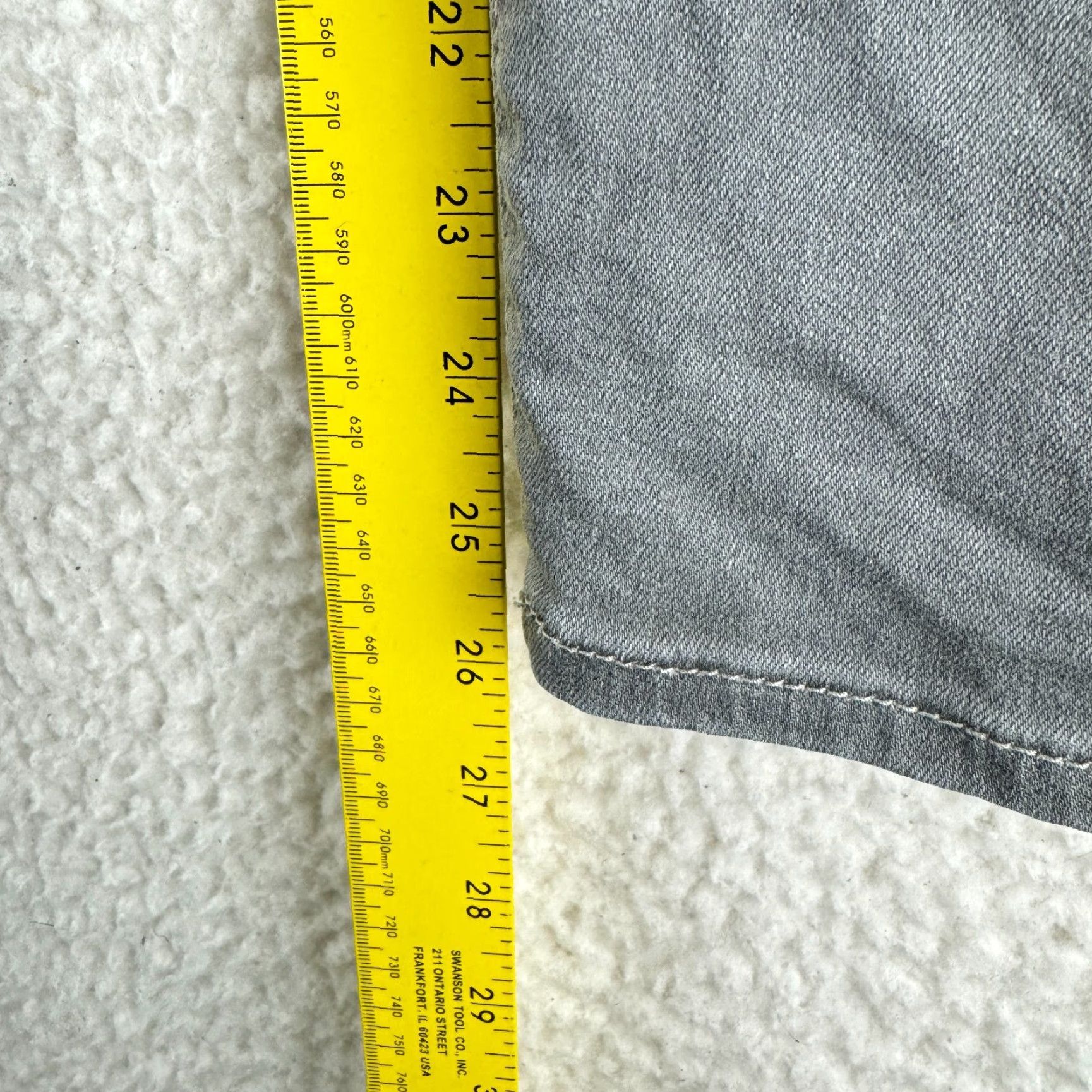 Talbots Talbots Jeans Womens Petite Gray Denim Signature Ankle Mid-Rise 12 City 90s Womens Size 34" / US 12 / IT 48 - 7 Thumbnail