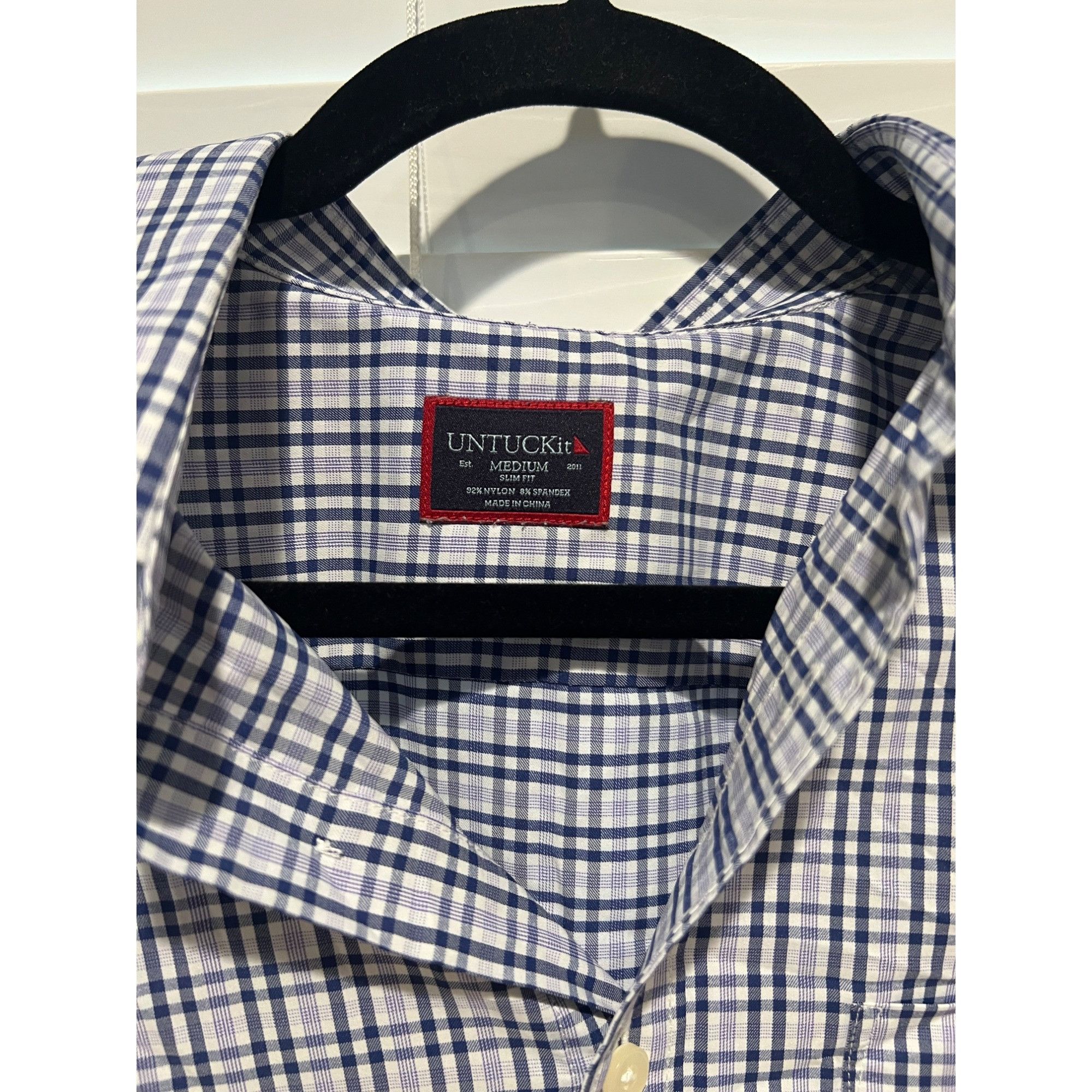 UNTUCKit Untuckit Short Sleeve Button Up Shirt - Size M Size US M / EU 48-50 / 2 - 2 Thumbnail