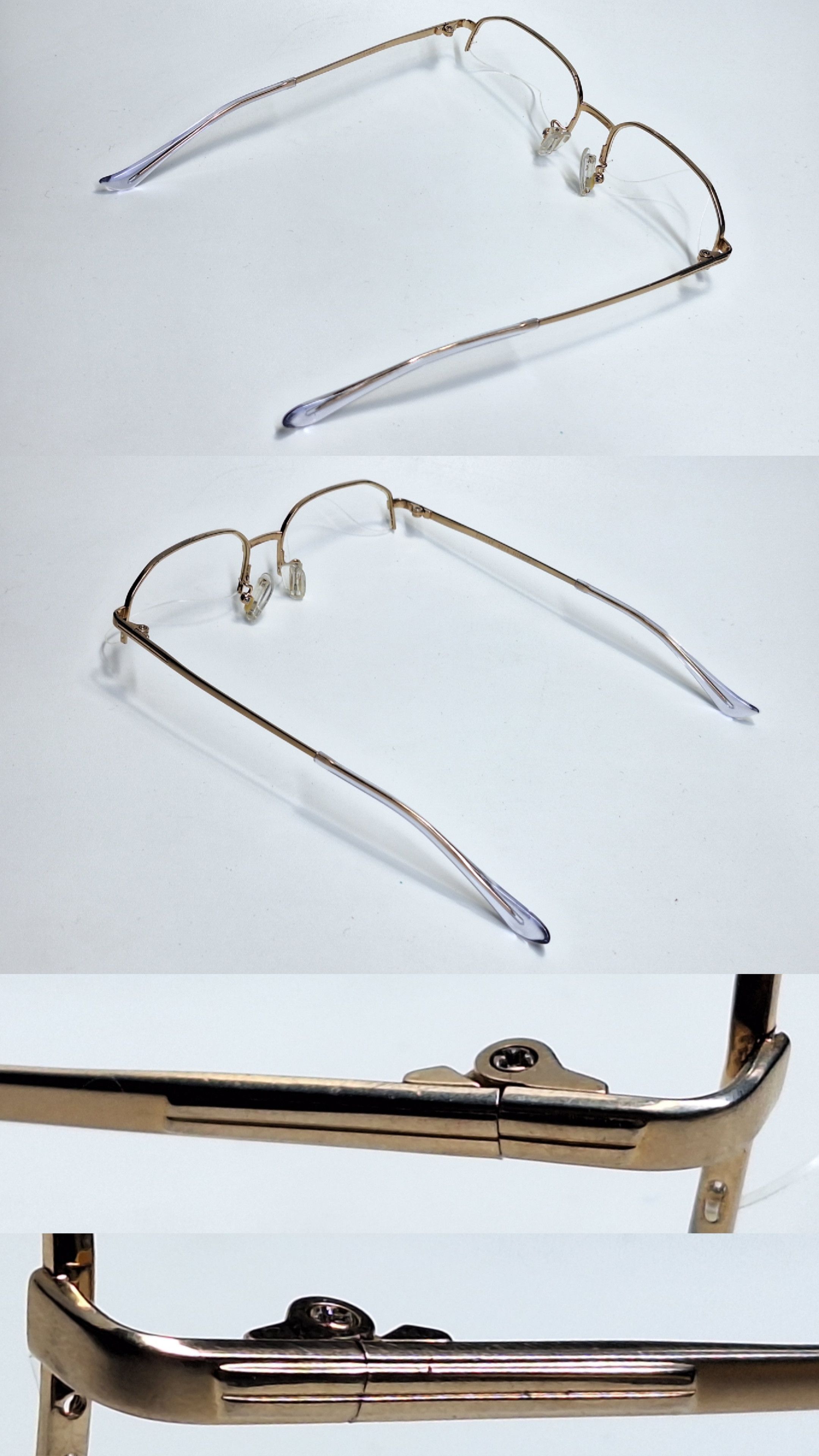 Other 90s Pentax 3073 Titan-P Pure Titanium Semi-Rimless Eyeglass Size ONE SIZE - 8 Thumbnail