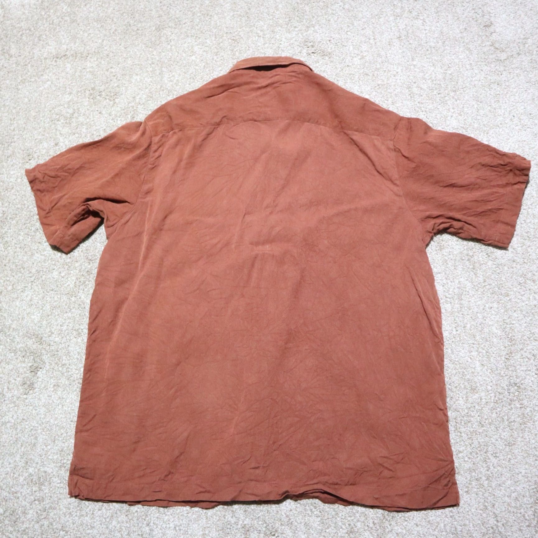 Vintage VINTAGE Pineapple Caribbean Shirt Adult Men's Short Sleeve Collared Summer Beach Aloha Tropical Orange XL Size US XL / EU 56 / 4 - 8 Thumbnail