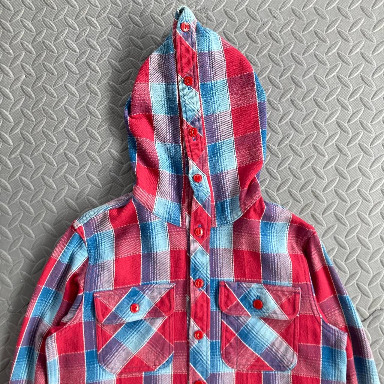 Bape Full Buttoned Flannel Check Hoodie Size US S / EU 44-46 / 1 - 4 Thumbnail