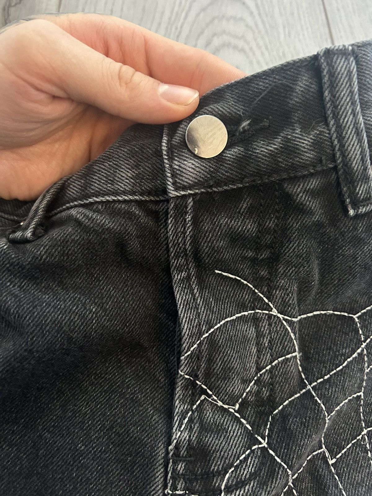 MNML MNML Spider Web Denim Size US 30 / EU 46 - 3 Thumbnail