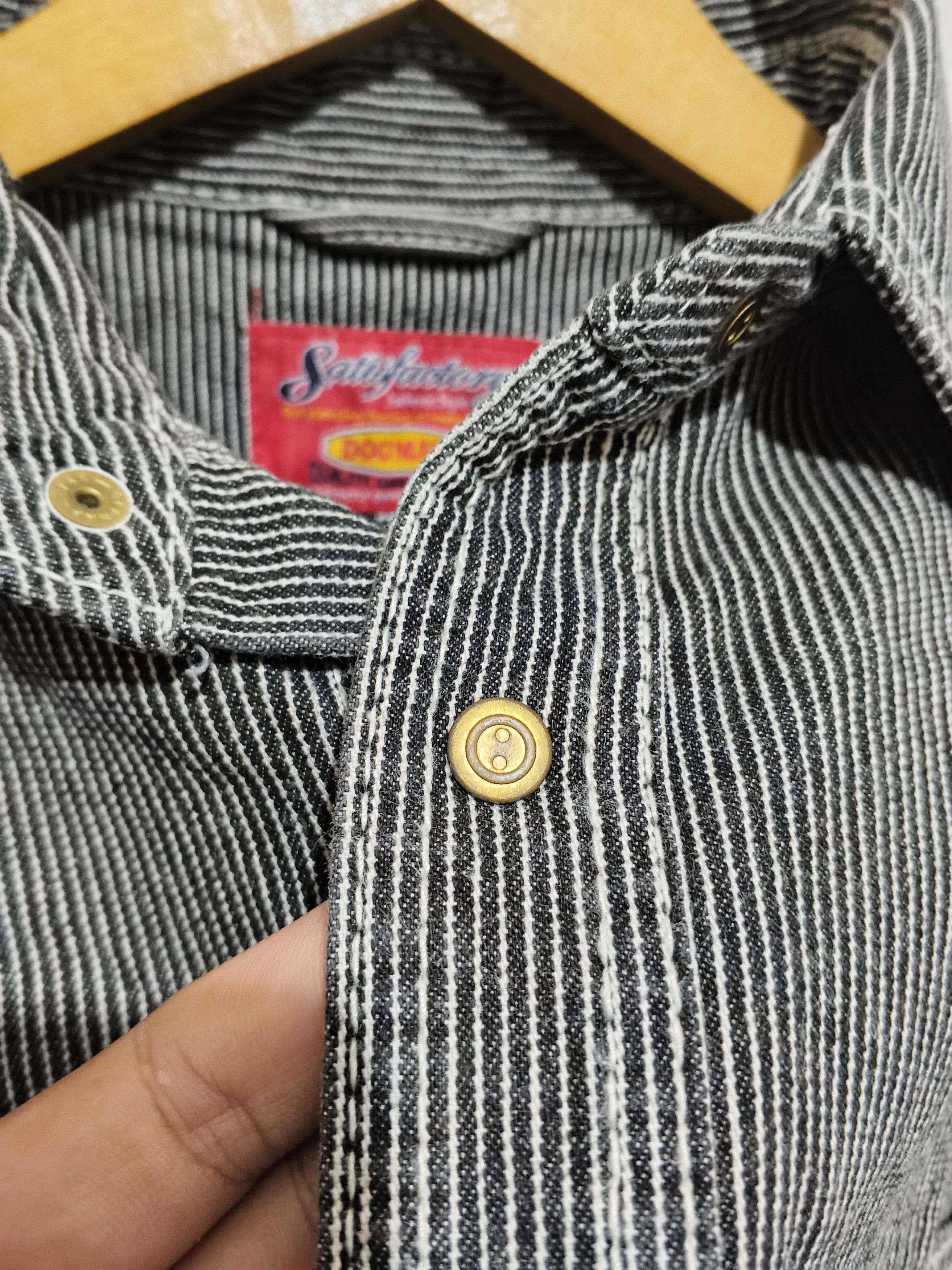 Other Satisfactory Dogman Hickory Work shirt Size US S / EU 44-46 / 1 - 5 Thumbnail