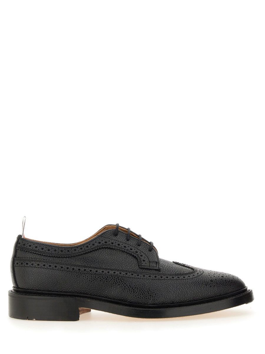 Thom Browne THOM BROWNE BROGUE CLASSIC LONGWING - BLACK (US 7½) Size US 7.5 / EU 40-41 - 1 Thumbnail
