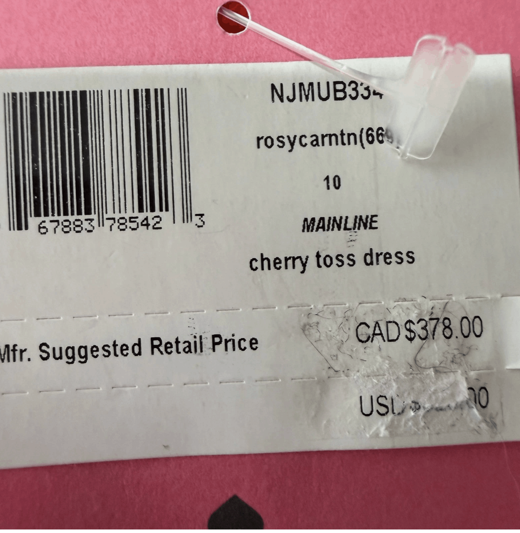 Kate Spade Kate Spade New York Cherry Toss Dress NWT Size L / US 10 / IT 46 - 8 Thumbnail