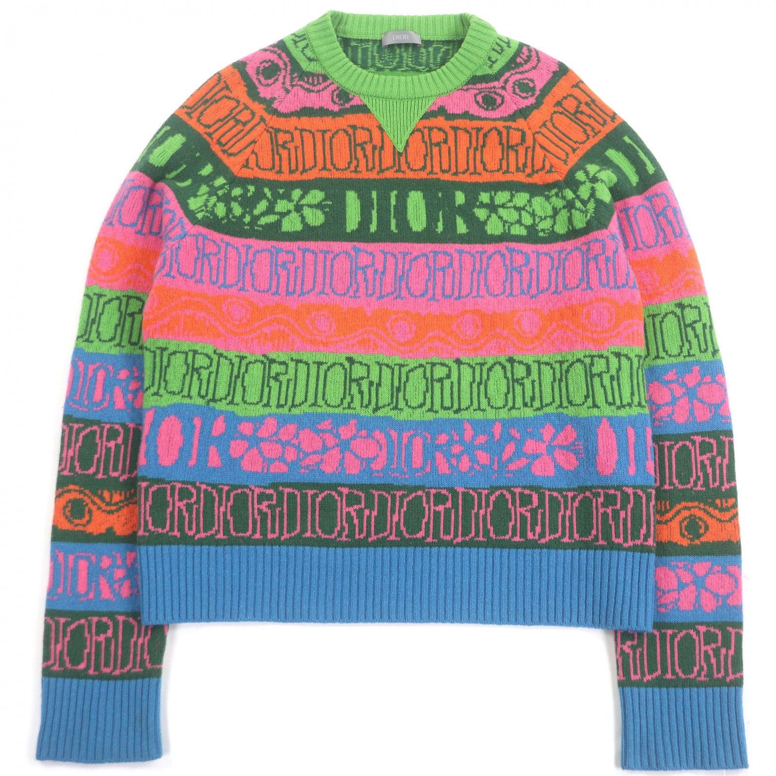 Dior Dior Dior Shawn Stussy Wool Sweater Textile Sweatshirts & Hoodies 033M622AT167 DUTY FREE for USA Size ONE SIZE - 1 Thumbnail