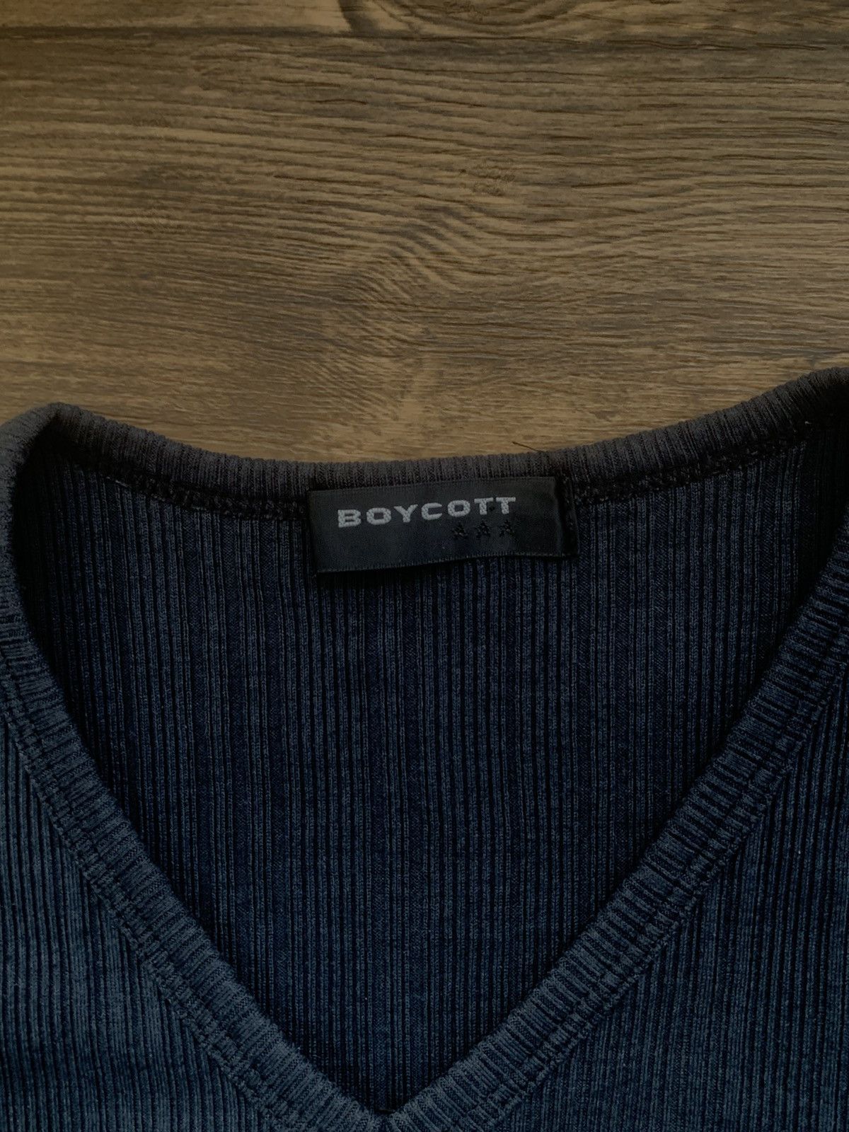 Japanese Brand 2000s japanese archive boycott y2k longsleeve tee Size US L / EU 52-54 / 3 - 3 Thumbnail