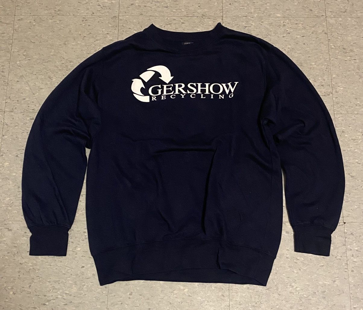 Other × Vintage Navy Workwear Crewneck Sweatshirt Size US L / EU 52-54 / 3 - 1 Thumbnail