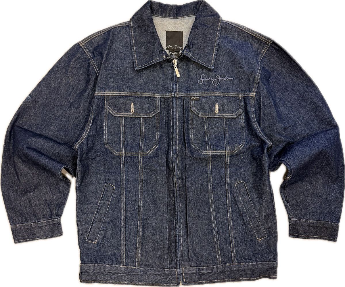 Sean John Vintage Sean John Heavy Denim Jacket Size US XL / EU 56 / 4 - 1 Thumbnail