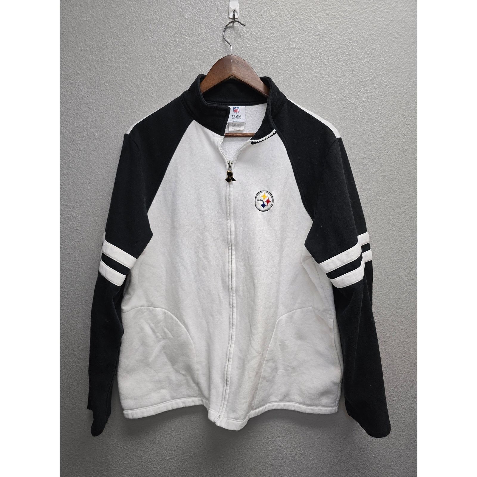 Other Steelers Womens Track Jacket NFL Full Zip 1X Sweatshirt Size XS / US 0-2 / IT 36-38 - 1 Thumbnail