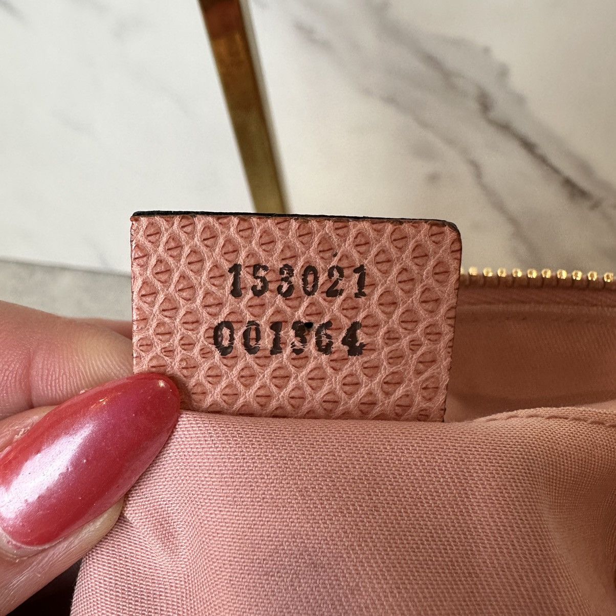 Gucci RARE Vintage Gucci Monogram Pochette with Bee Charm Size ONE SIZE - 13 Thumbnail