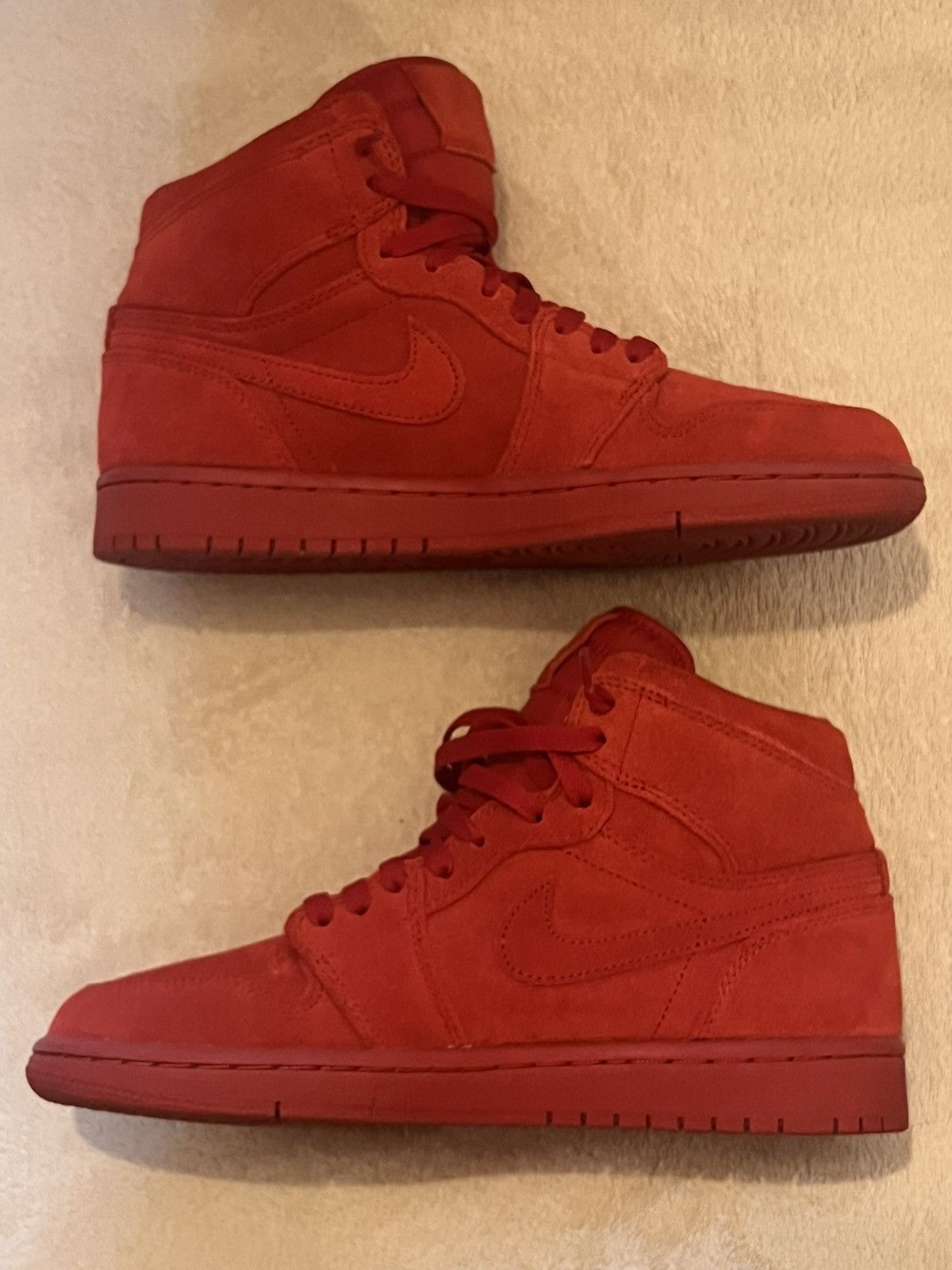 Nike Air Jordan 1 Mid „Suede Gym Red“ Size US 7 / IT 37 - 2 Thumbnail
